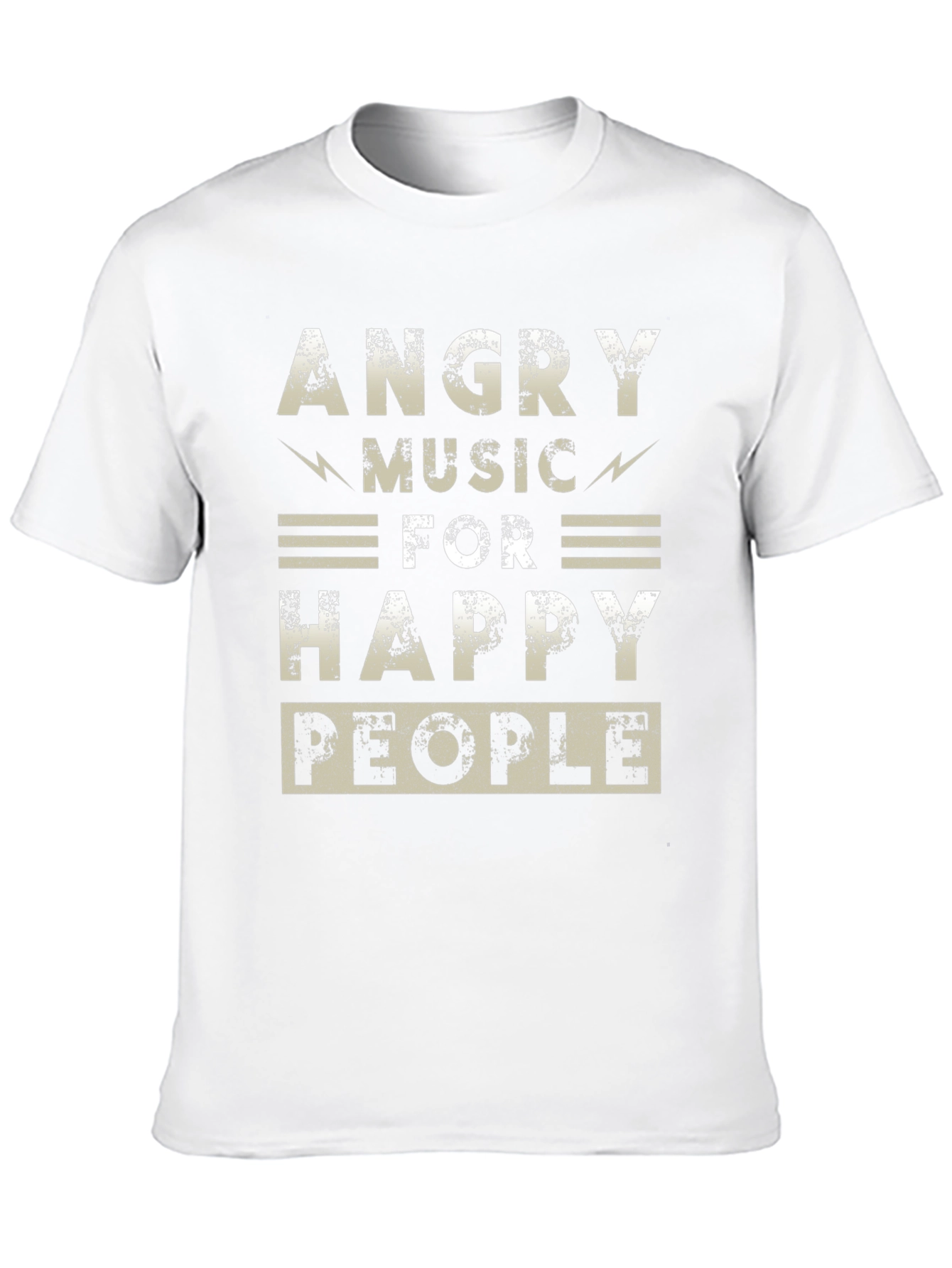 Angry Music for Happy People Black T-Shirt