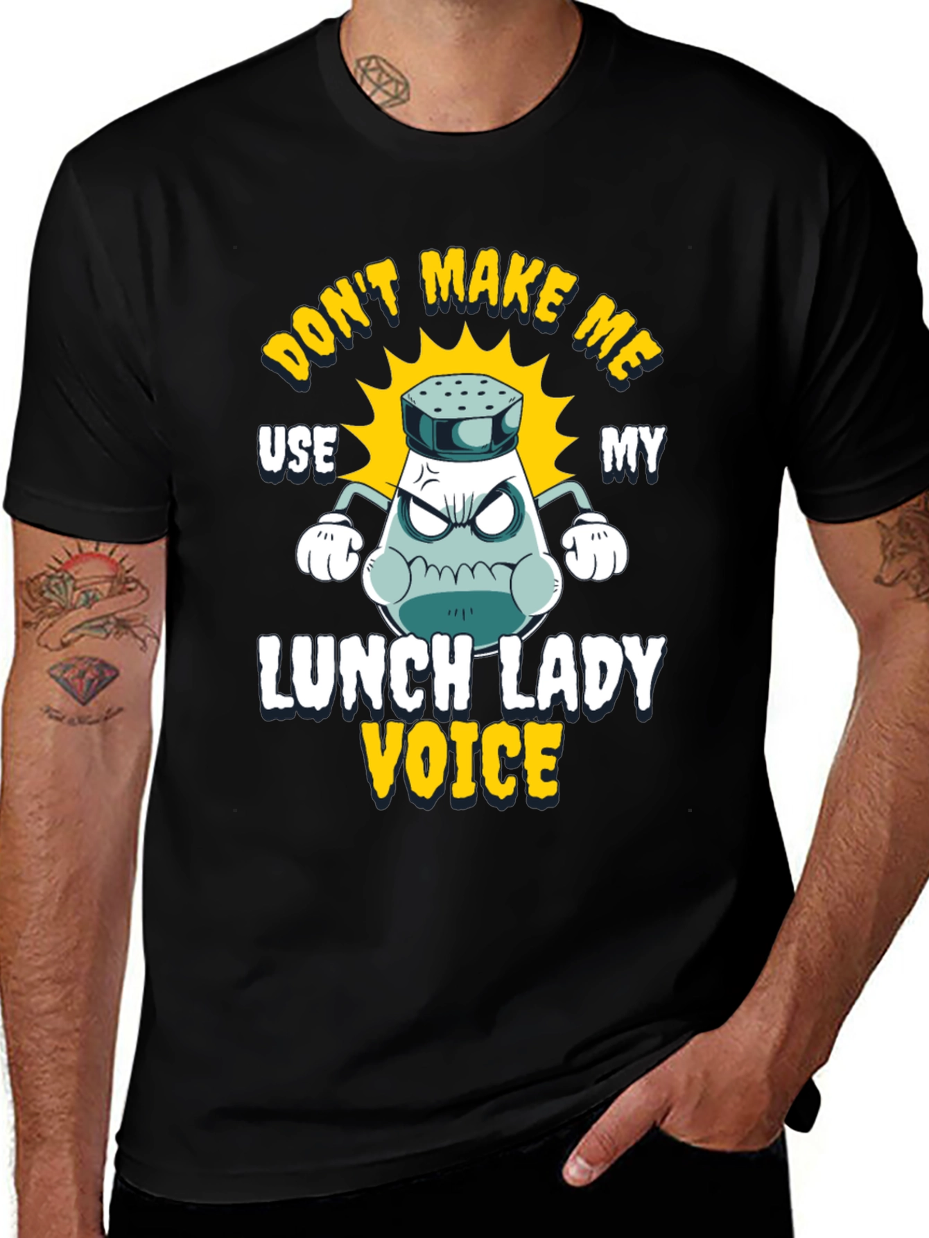 Dont Make Me Use My Lunch Lady Voice T-Shirt