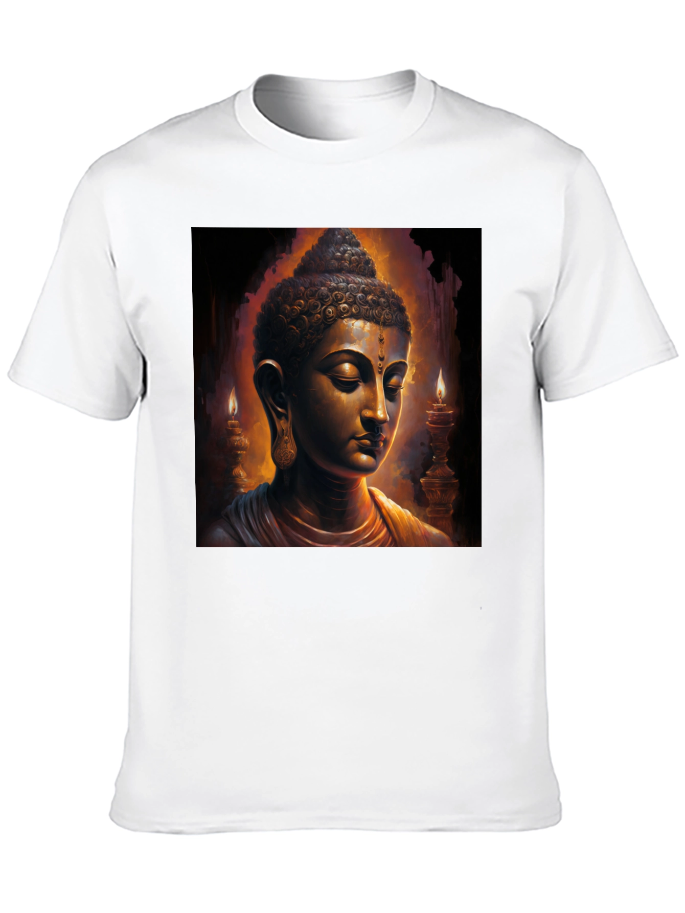 Buddha Graphic Black Tee