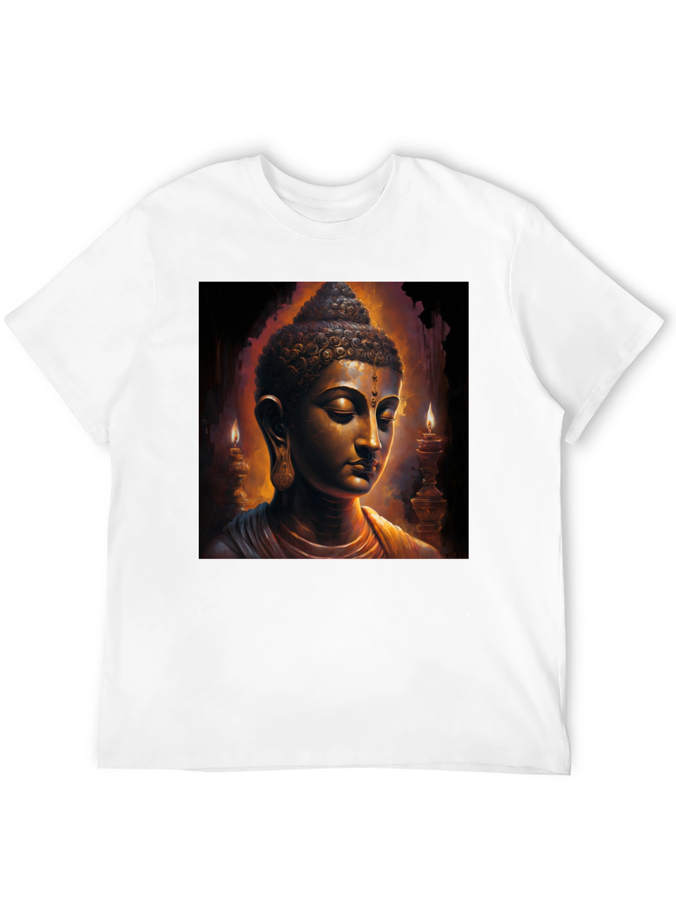 Buddha Graphic Black Tee