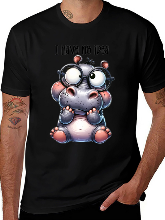 I Have No Idea Hippo T-Shirt