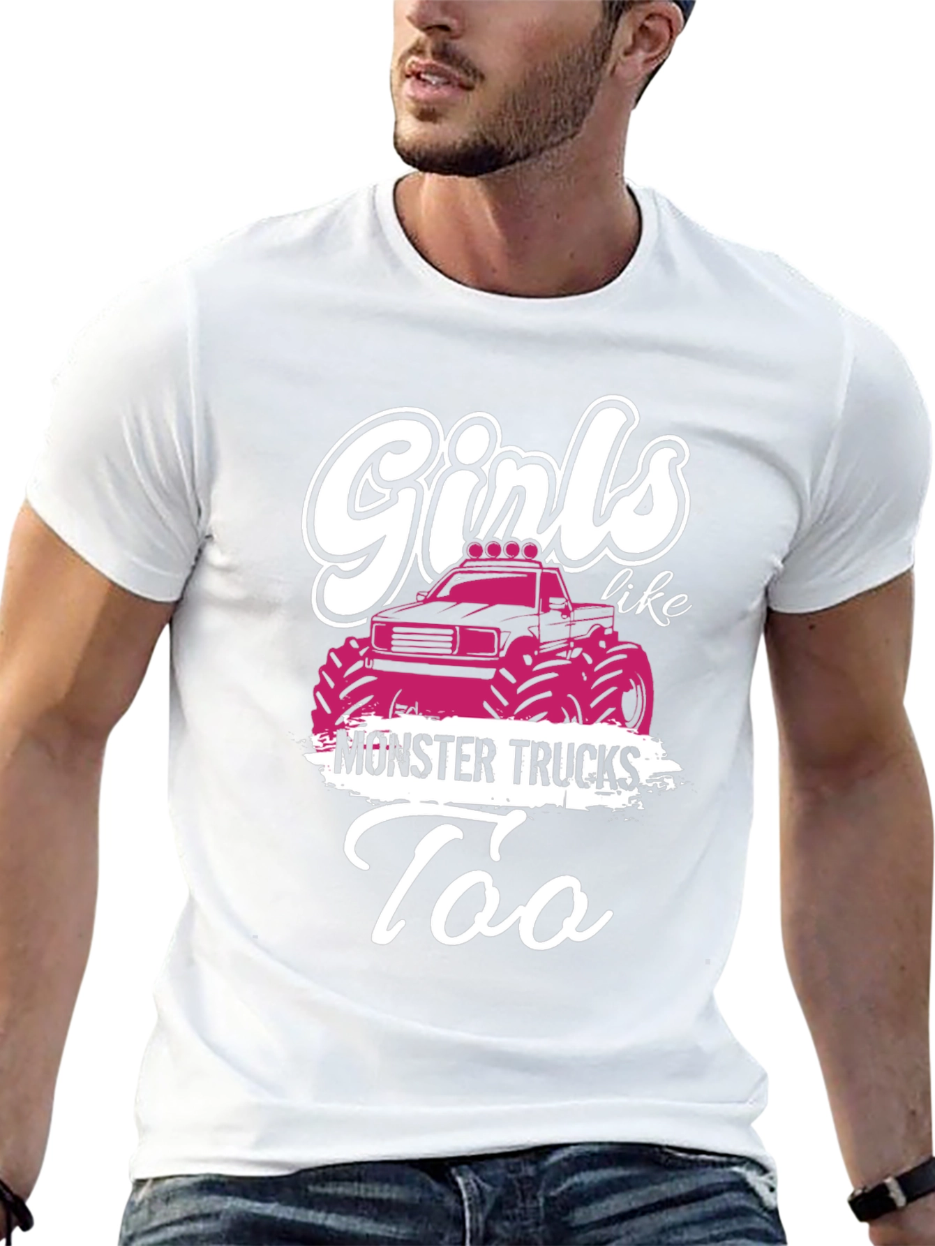 Girls Like Monster Trucks T-Shirt