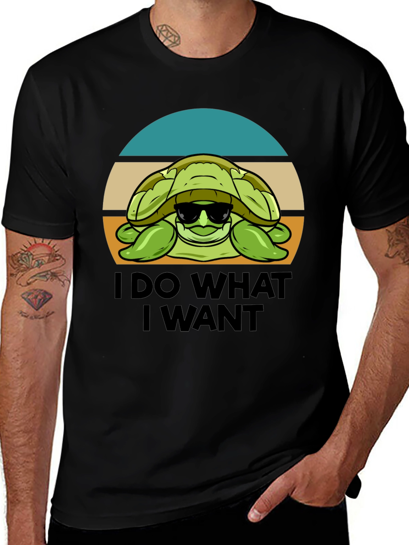 I Do What I Want Turtle T-Shirt
