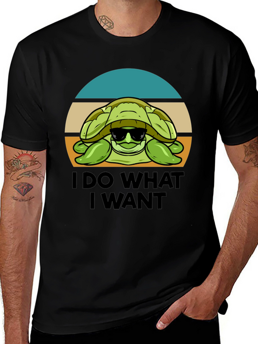 I Do What I Want Turtle T-Shirt