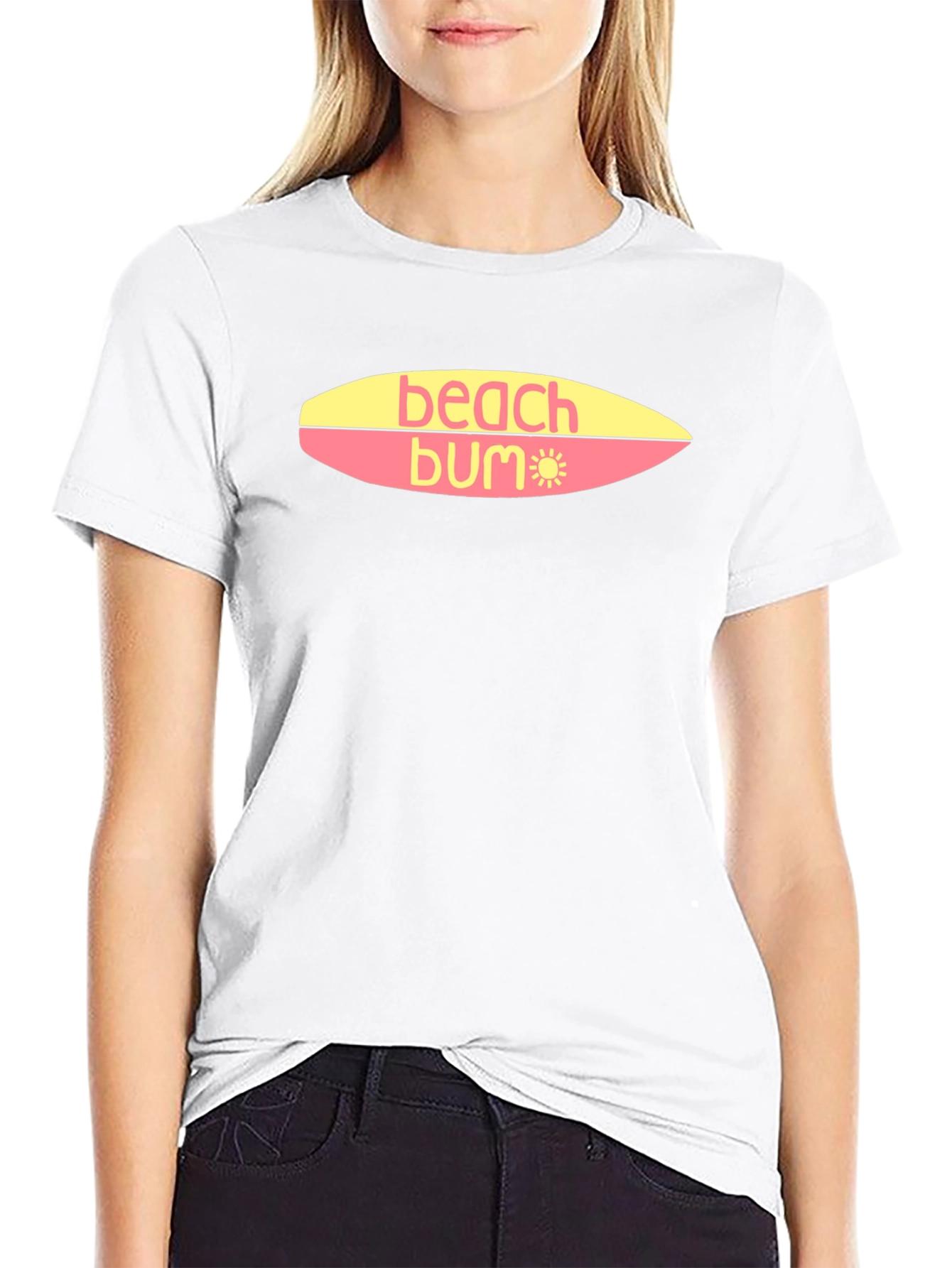 Beach Bum T-Shirt - Surfboard Design