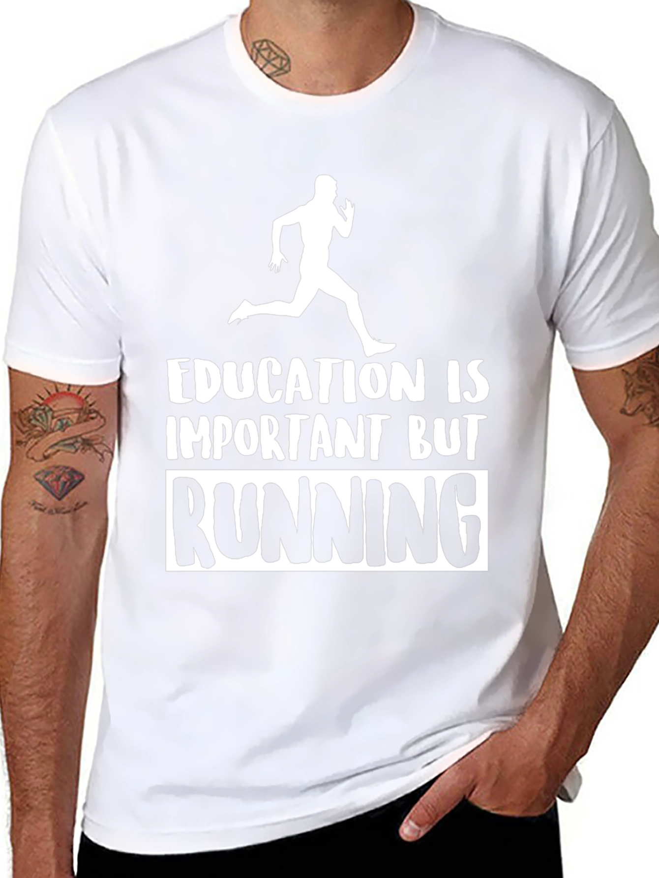 Education & Running Tee