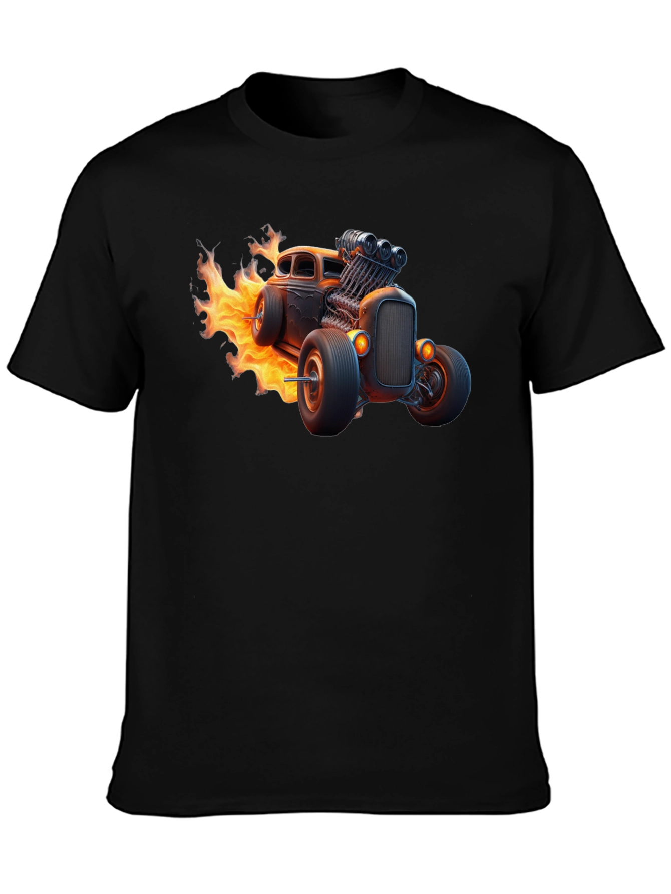 Flame Hot Rod Graphic T-Shirt