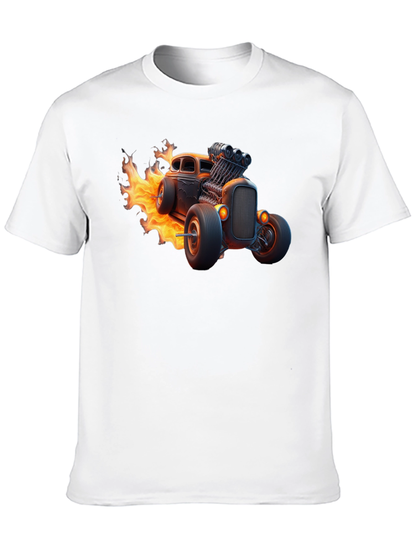Flame Hot Rod Graphic T-Shirt