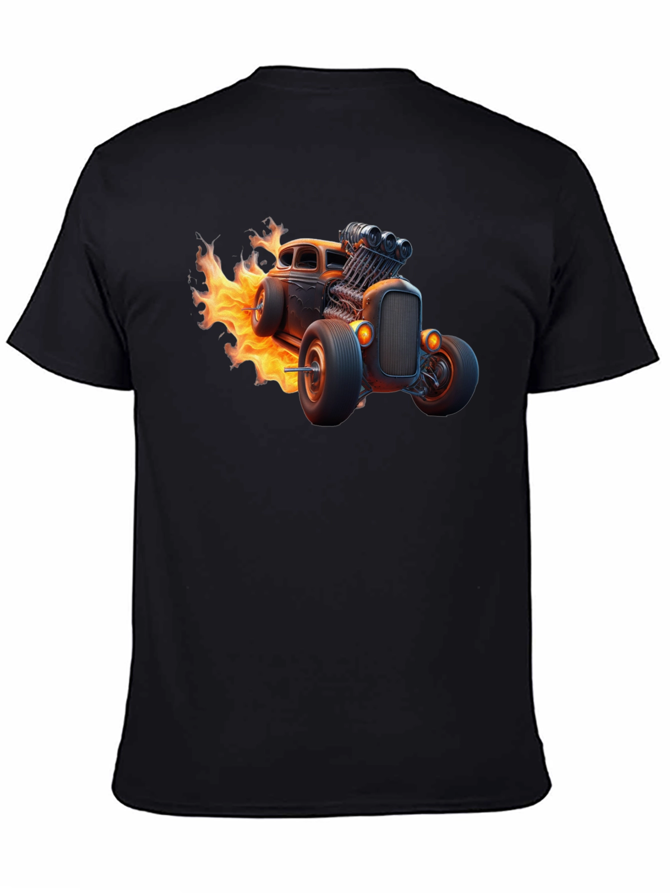Flame Hot Rod Graphic T-Shirt