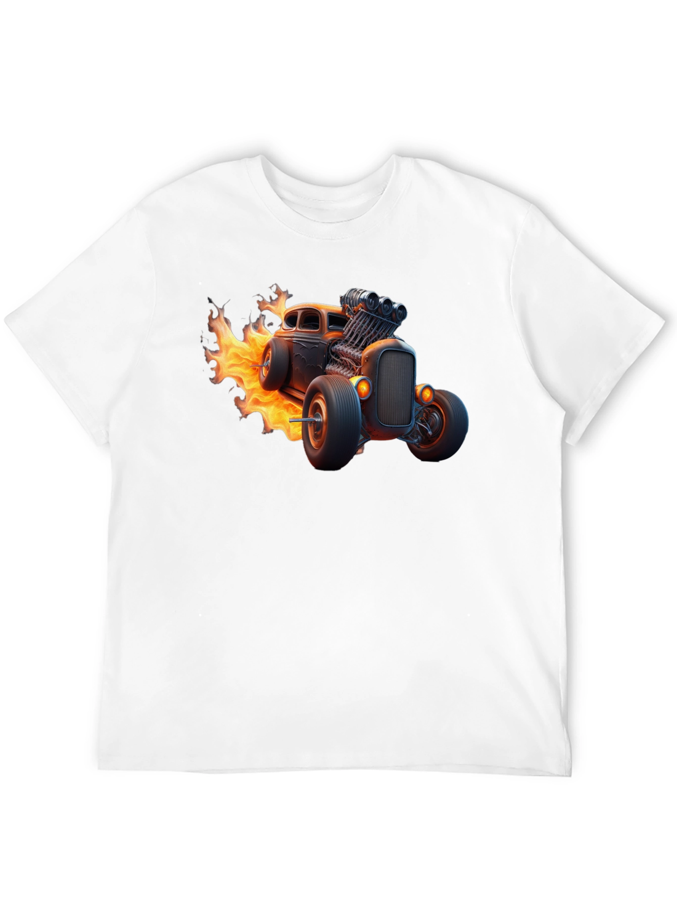 Flame Hot Rod Graphic T-Shirt