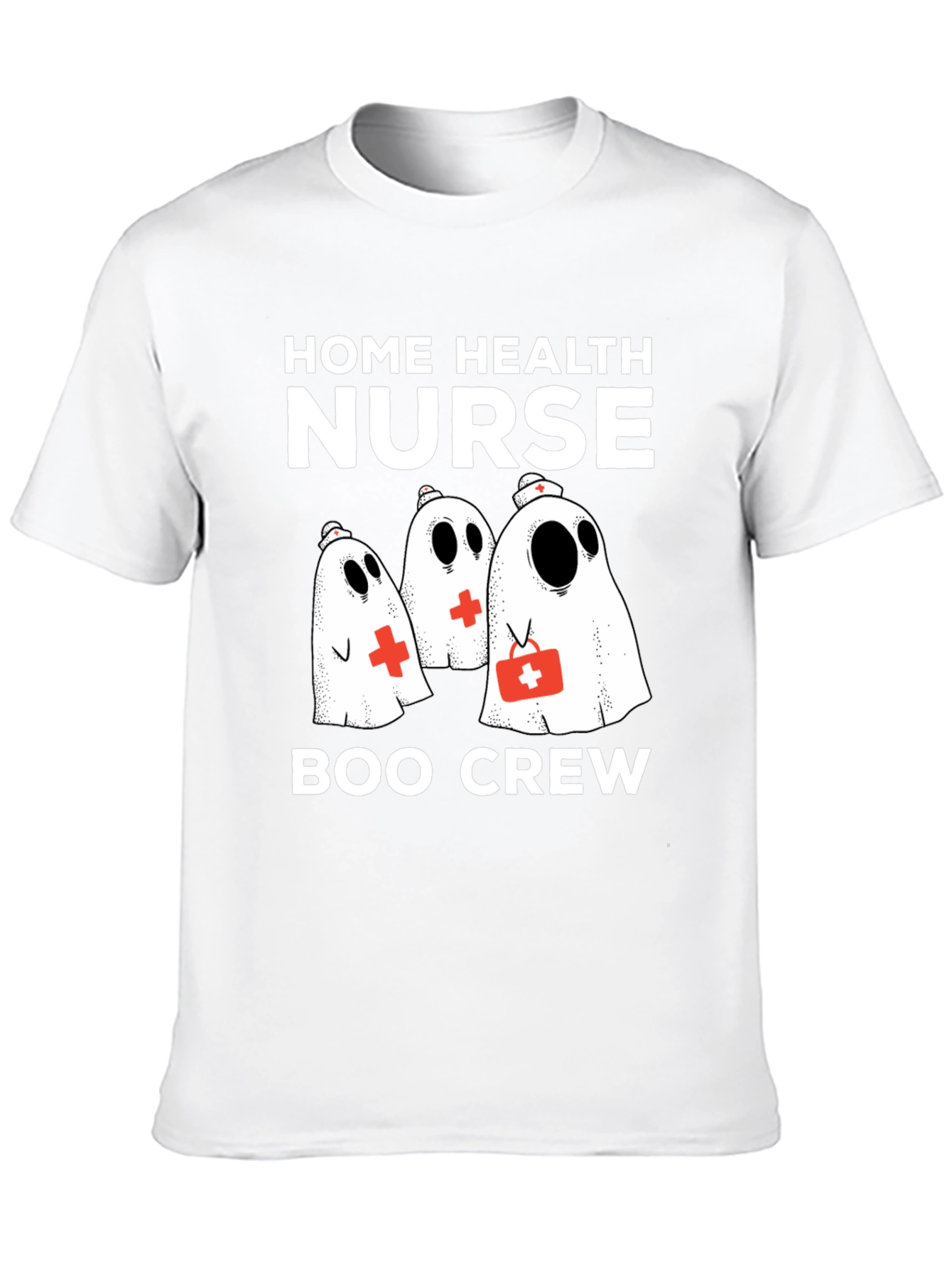Home Health Nurse Boo Crew T-Shirt