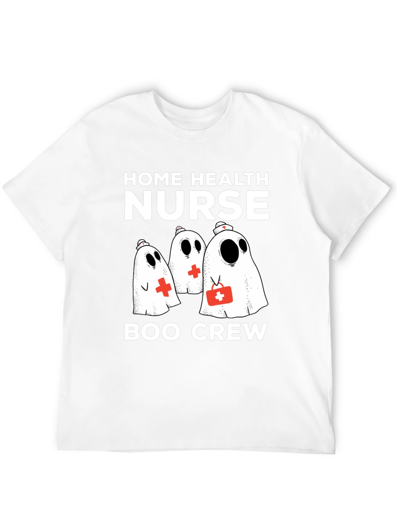 Home Health Nurse Boo Crew T-Shirt