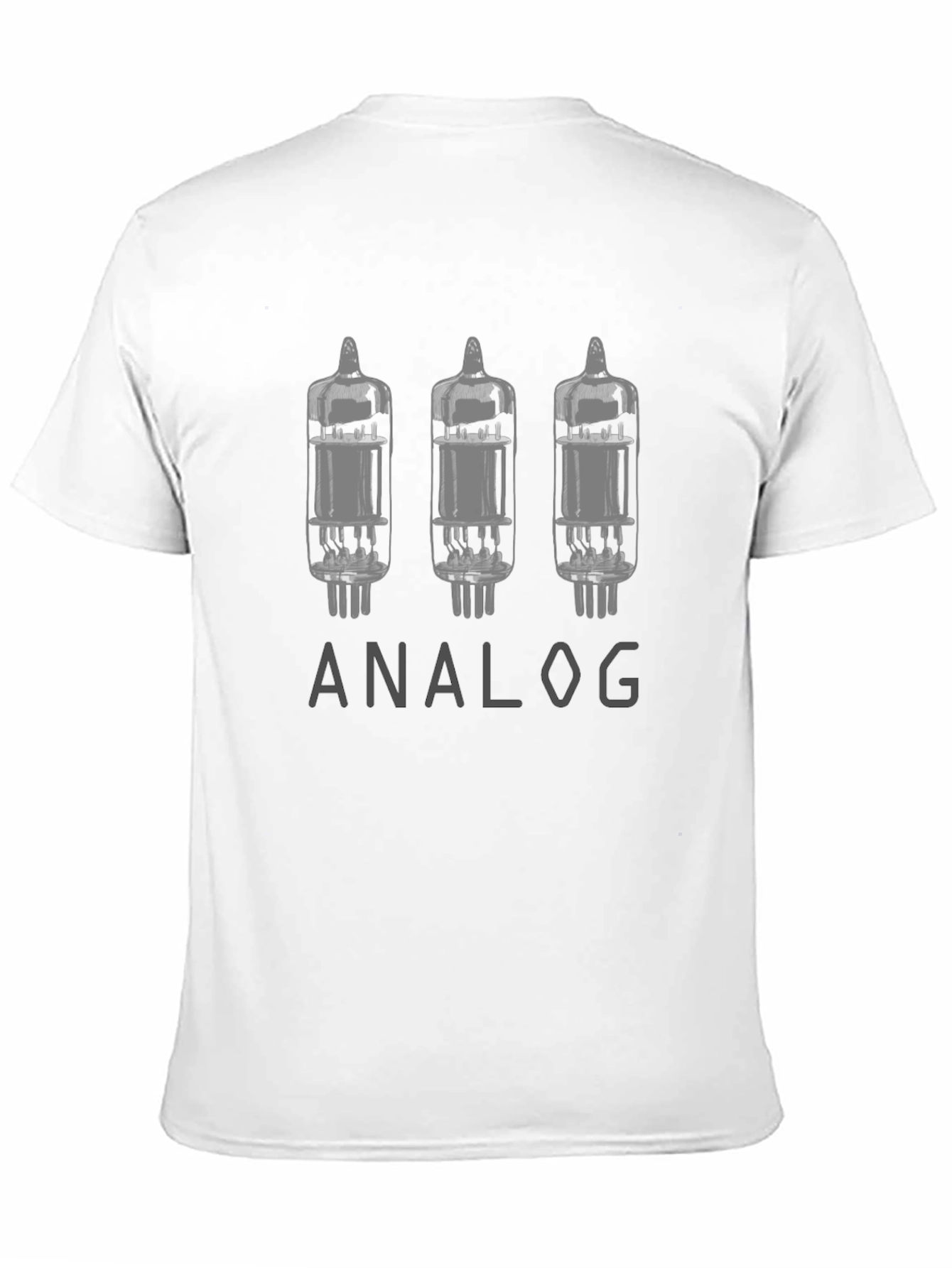 Analog Tube Amplifier Black T-Shirt