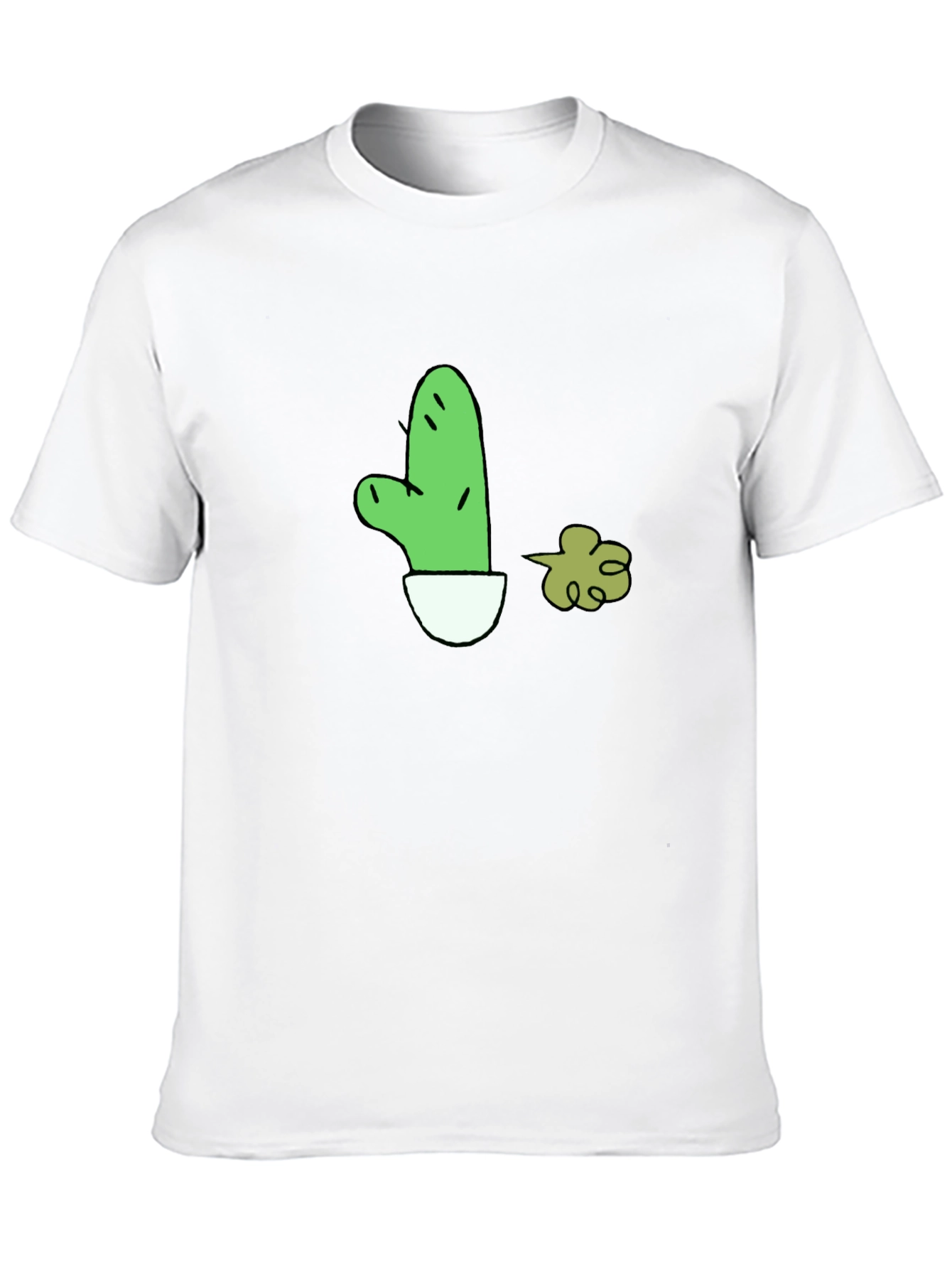 Cactus Fart Black T-Shirt - Funny Graphic Tee