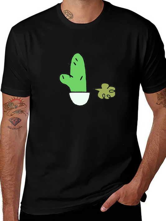 Cactus Fart Black T-Shirt - Funny Graphic Tee
