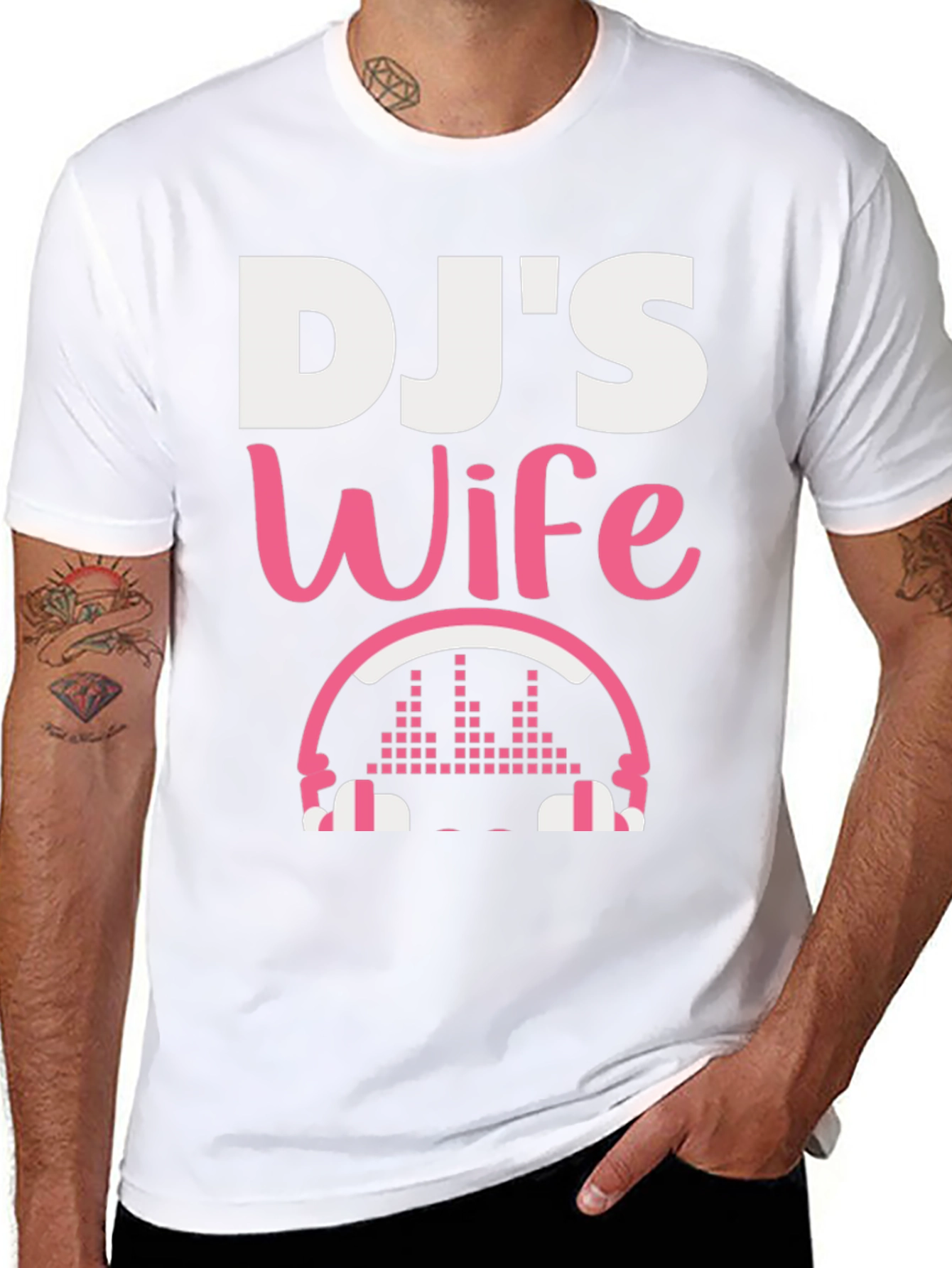 DJs Wife T-Shirt - Music Lover Apparel