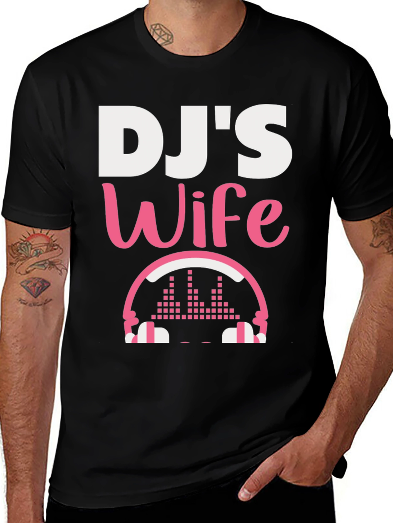 DJs Wife T-Shirt - Music Lover Apparel