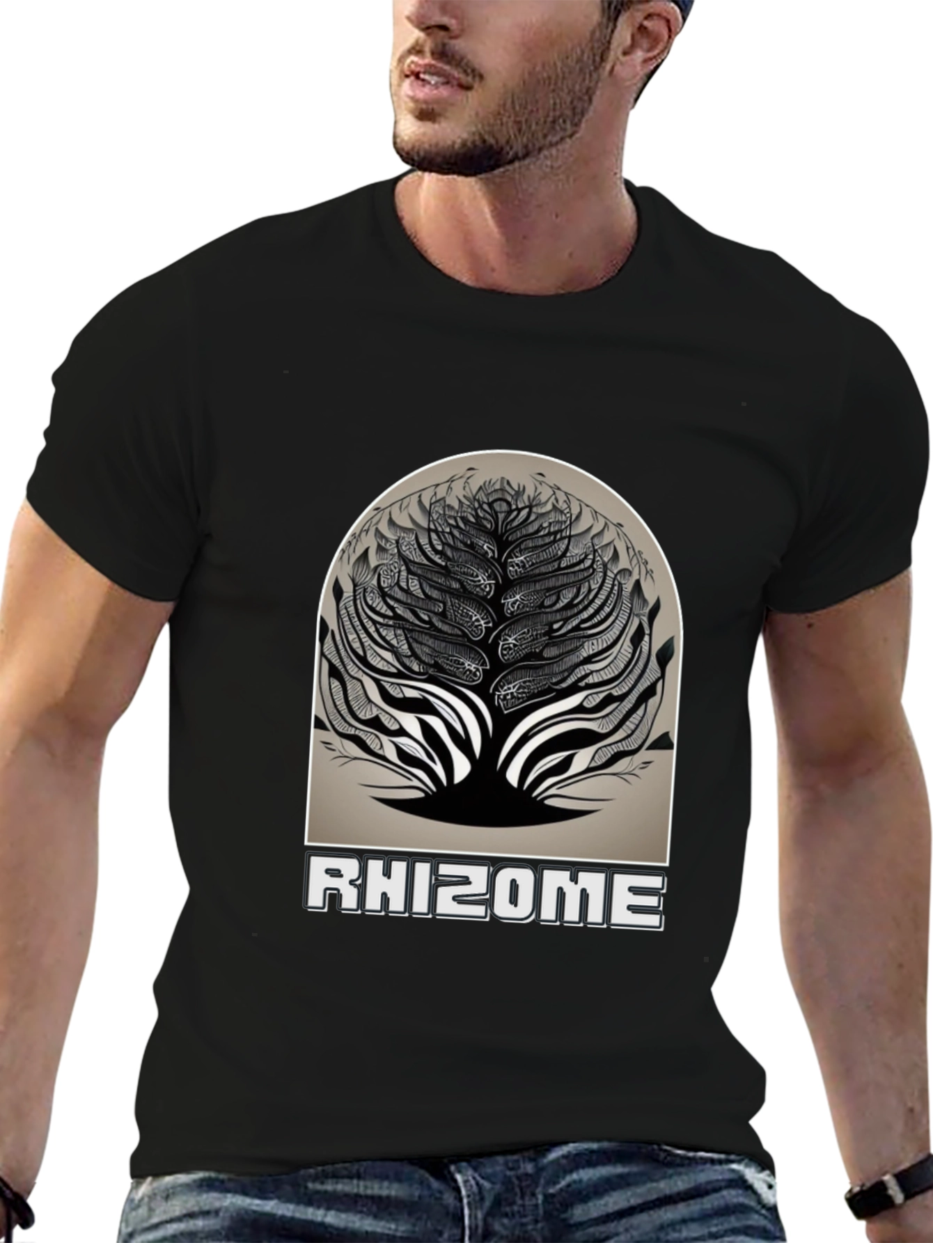 Rhizome Graphic Tee - Unique Design