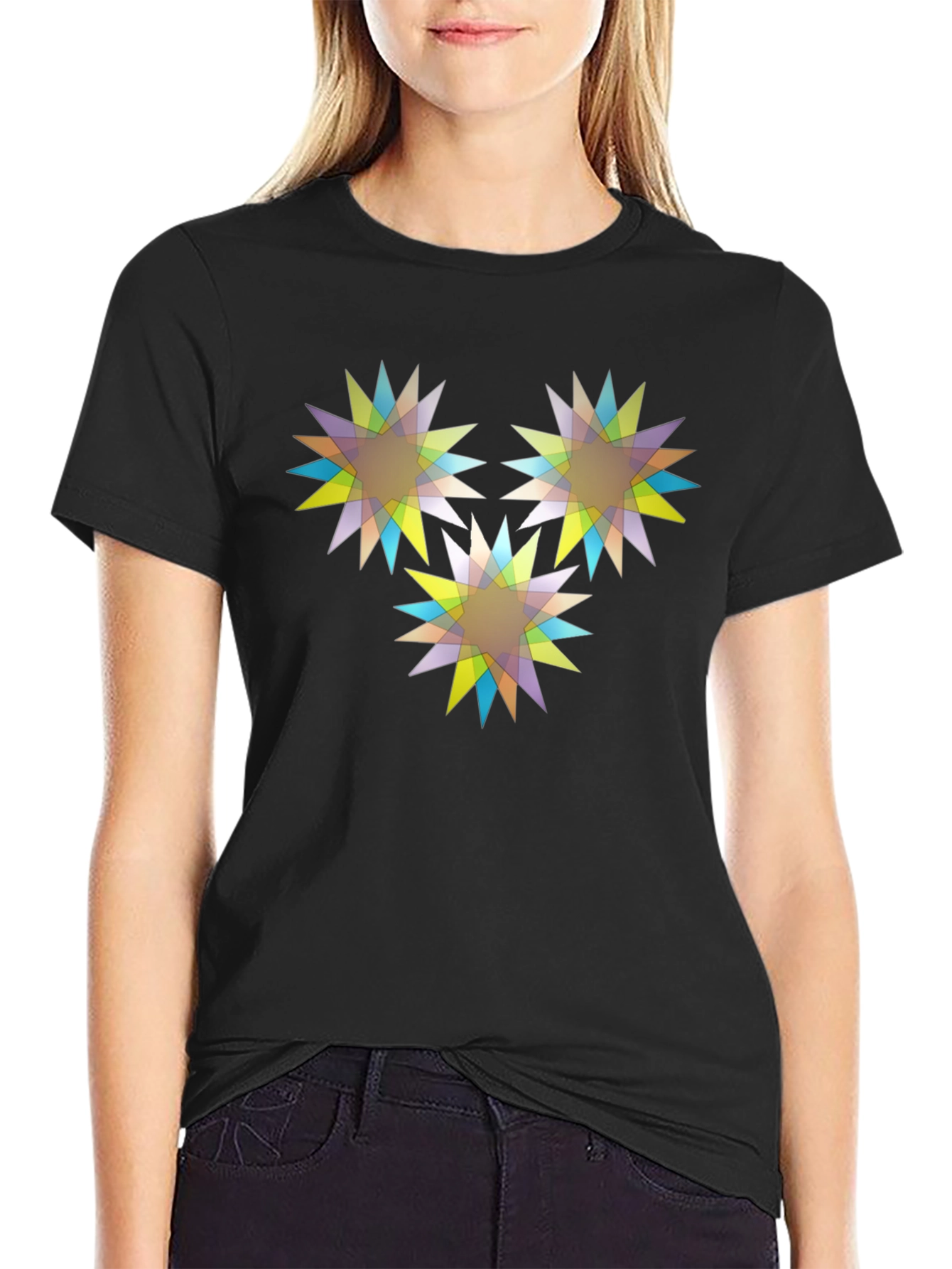 Geometric Starburst Tee