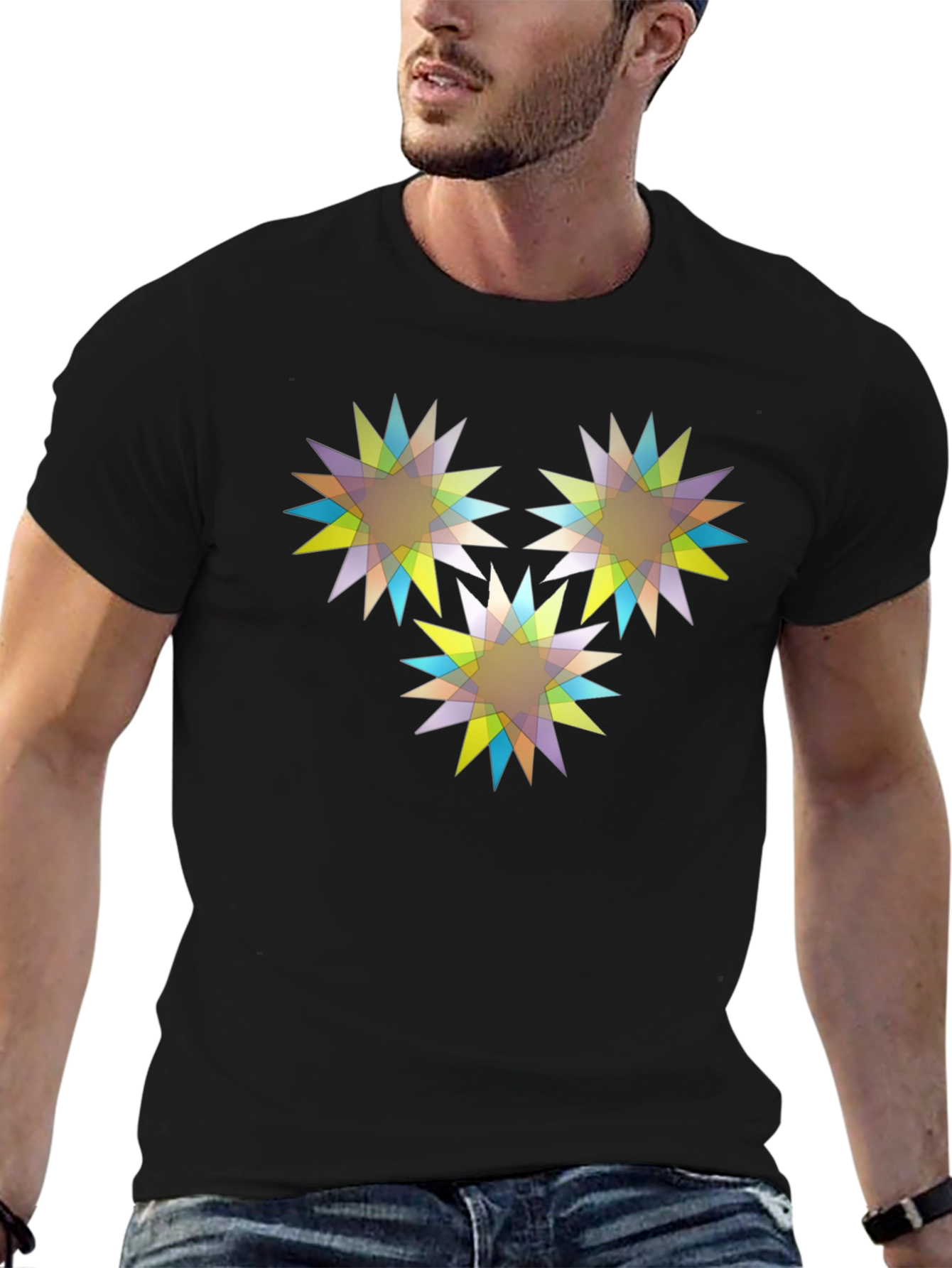 Geometric Starburst Tee