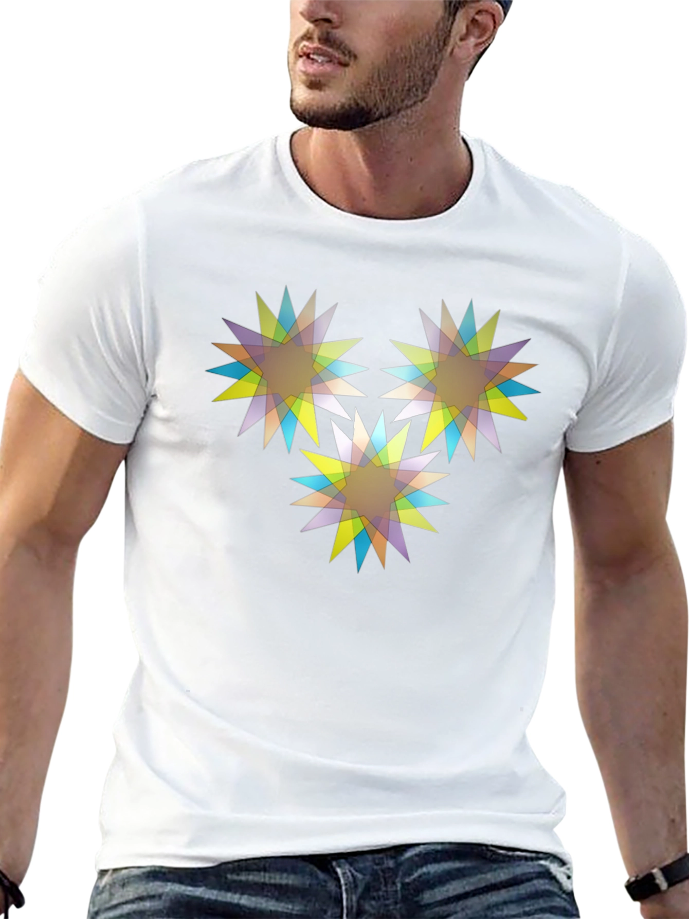 Geometric Starburst Tee
