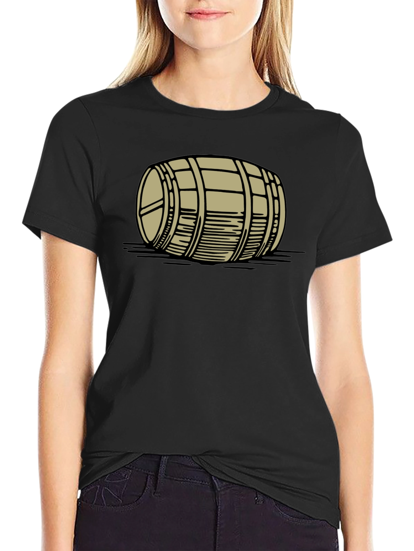 Barrel Graphic Tee - Stylish Casual Wear