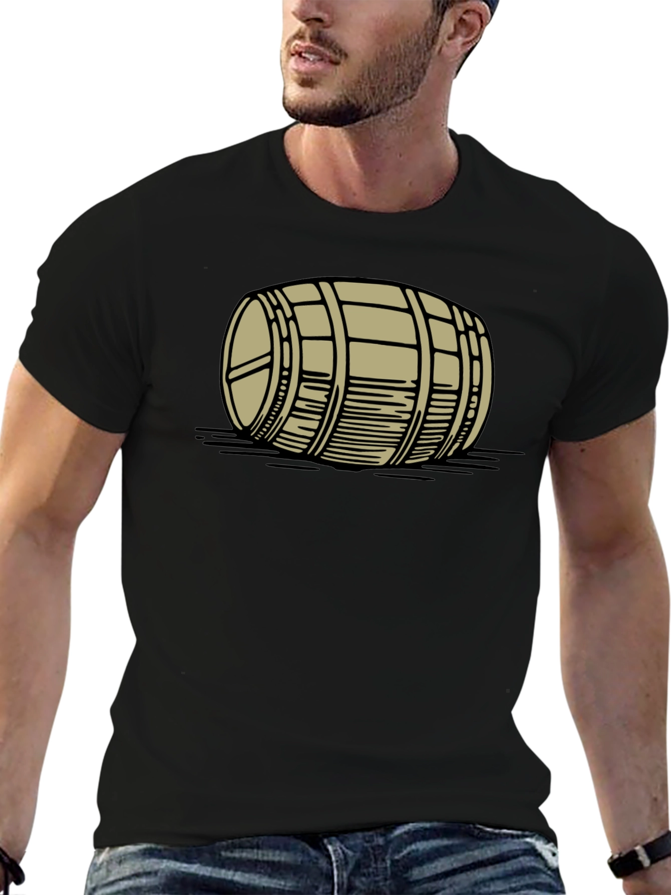 Barrel Graphic Tee - Stylish Casual Wear