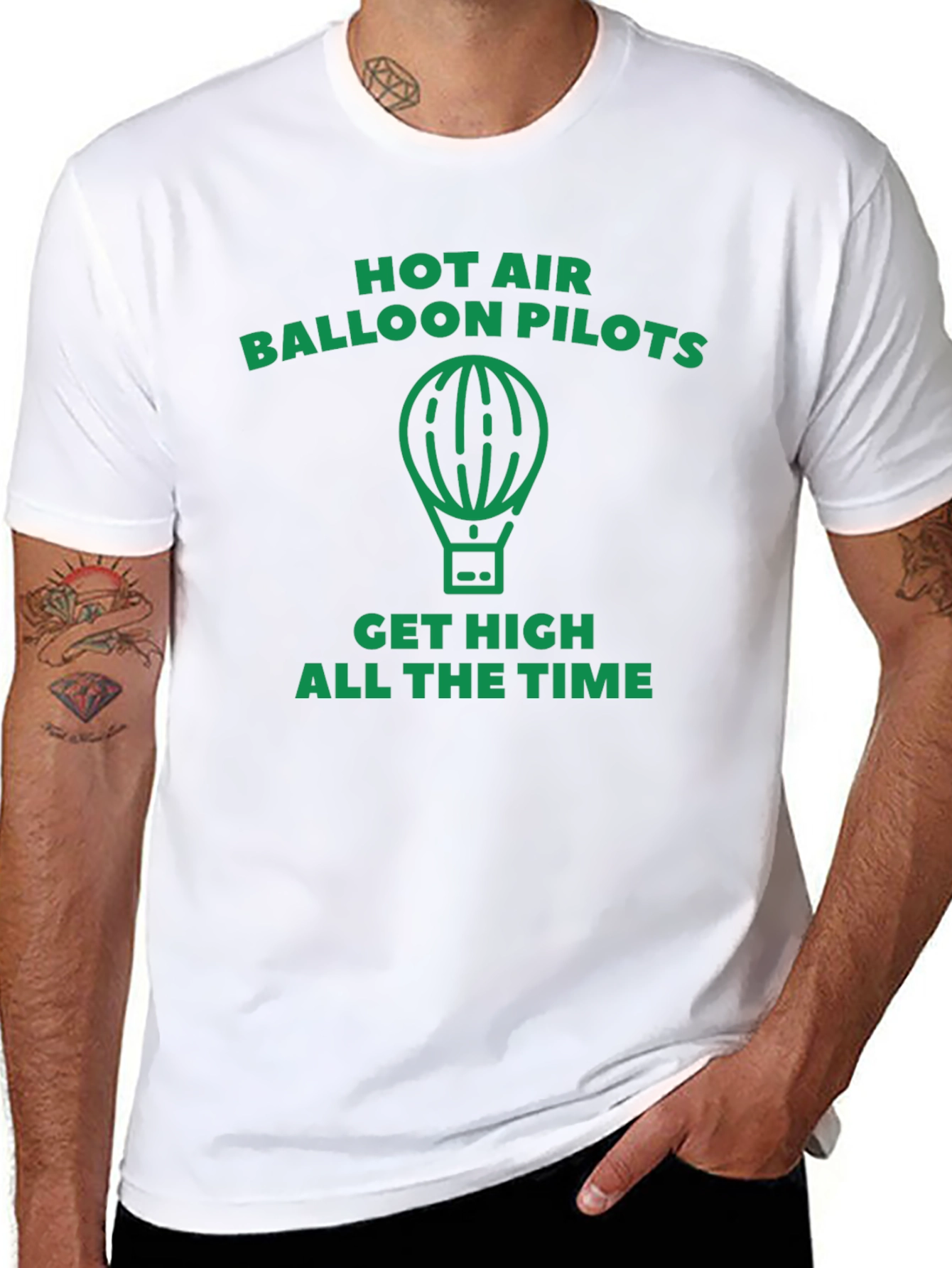 Hot Air Balloon Pilots Graphic T-Shirt