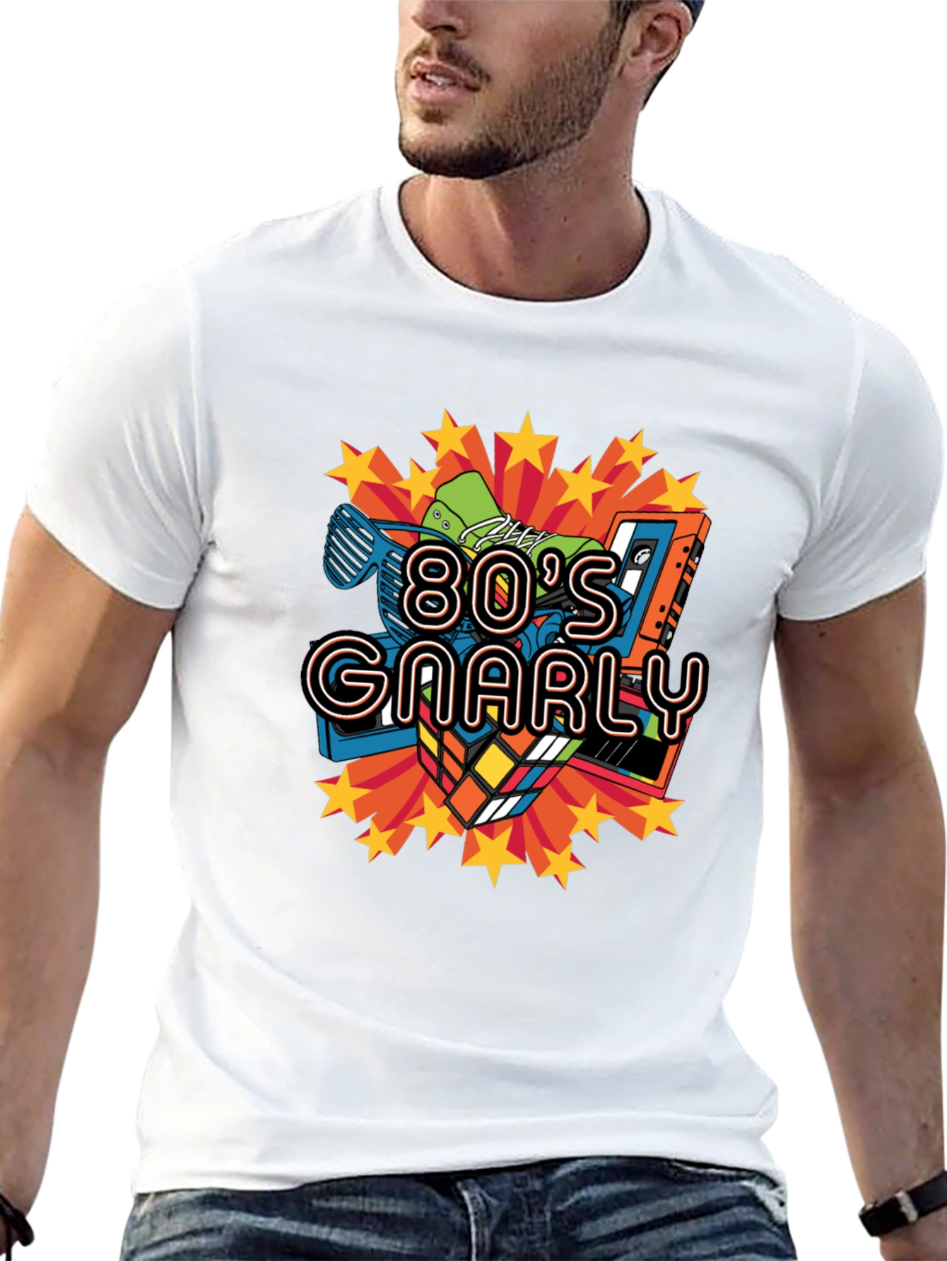 80s Gnarly Graphic T-Shirt