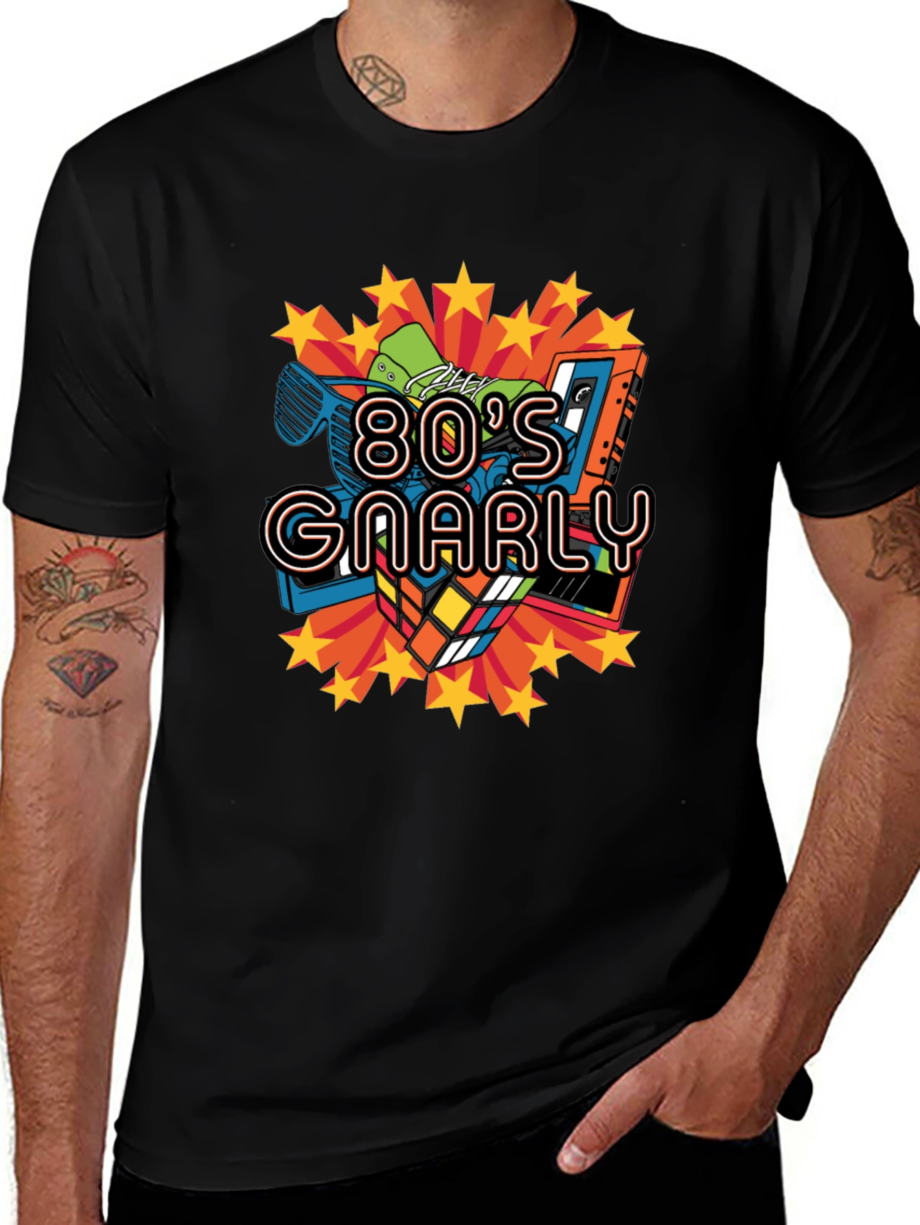 80s Gnarly Graphic T-Shirt