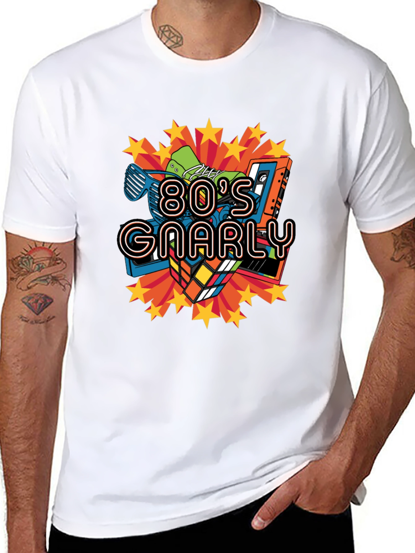 80s Gnarly Graphic T-Shirt