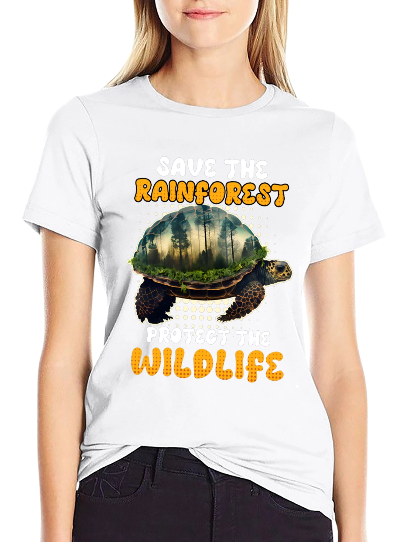 Save the Rainforest Graphic T-Shirt