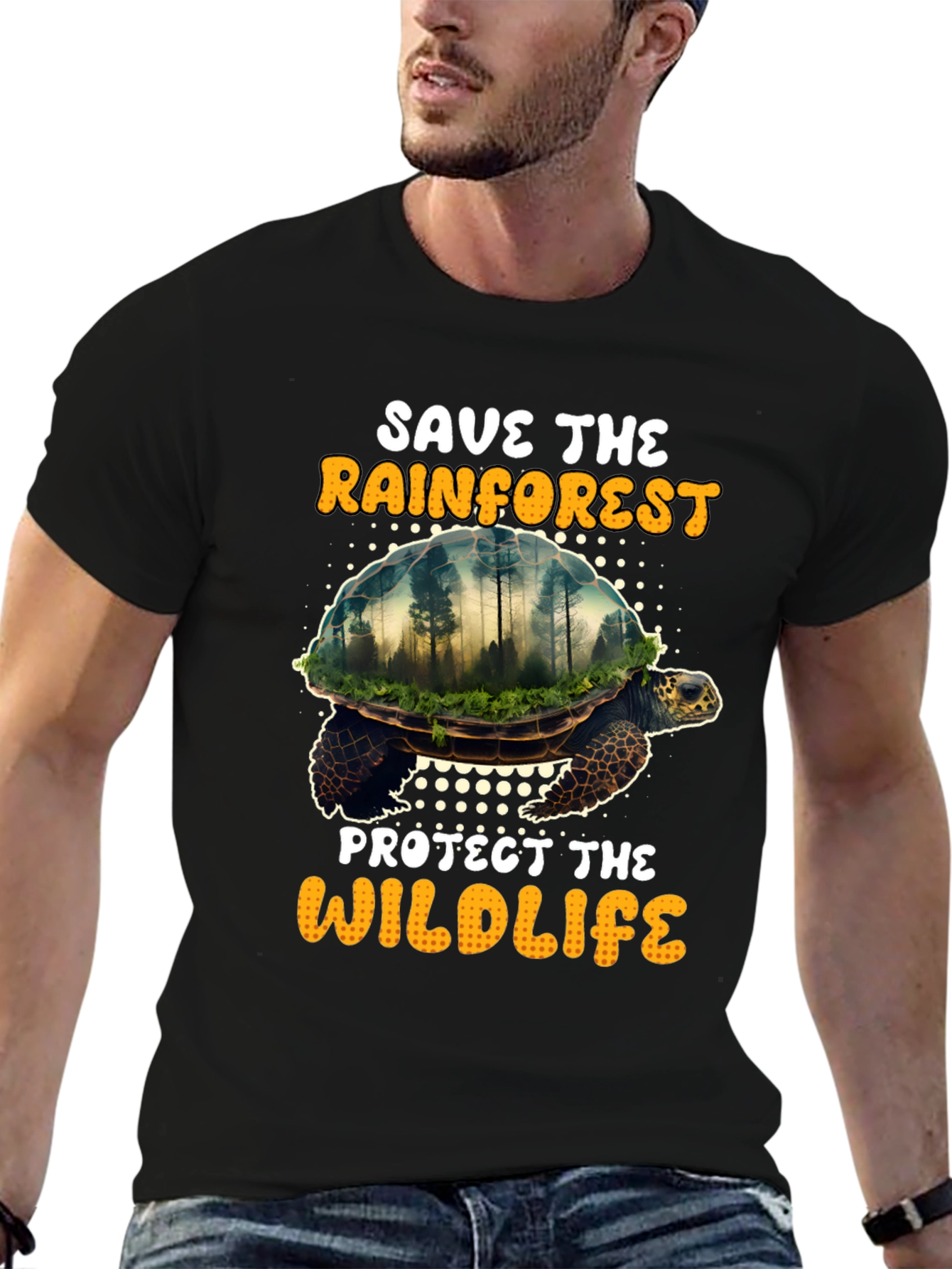 Save the Rainforest Graphic T-Shirt