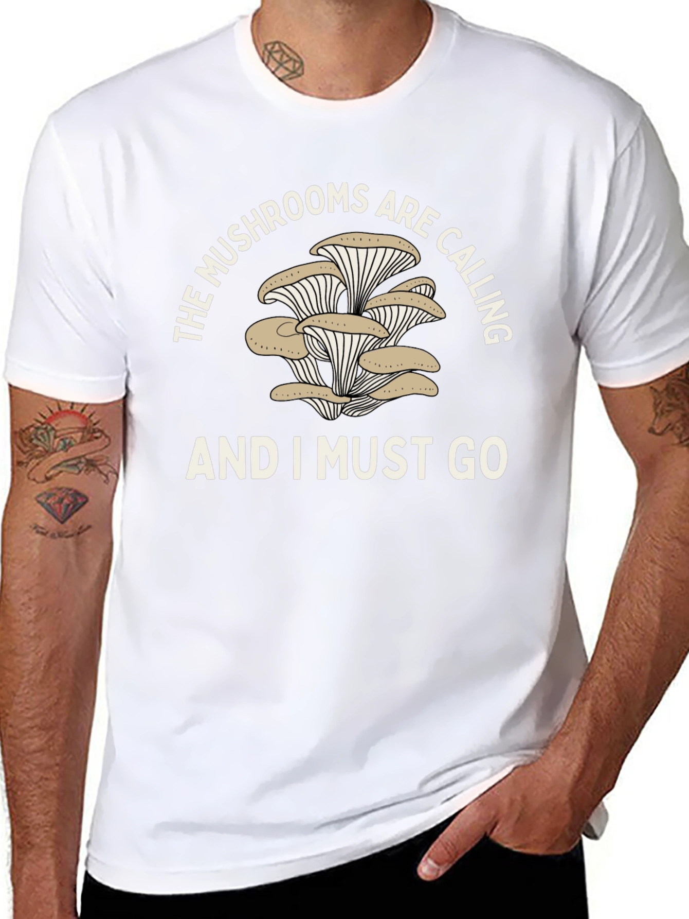 Mushroom Lover T-Shirt - The Mushrooms Are Calling