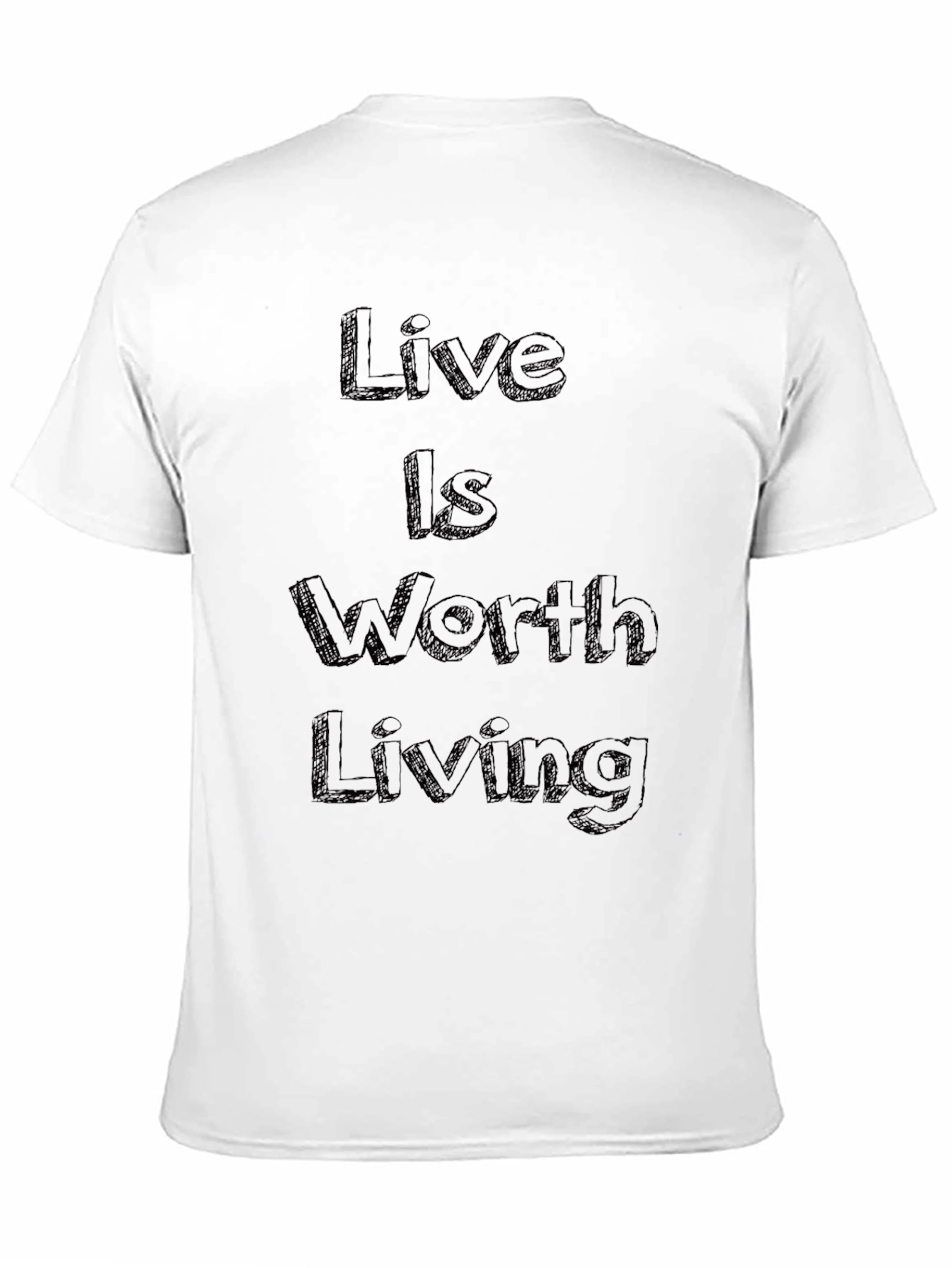 Live Is Worth Living Graphic Tee