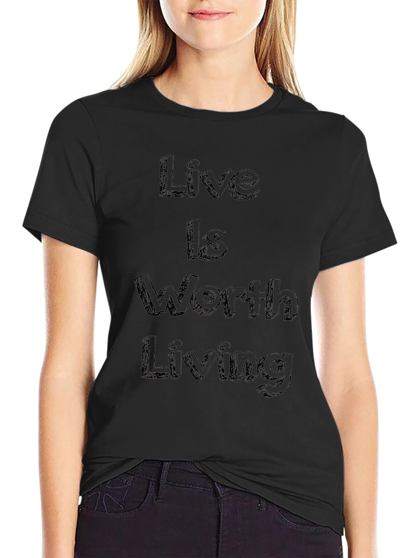 Live Is Worth Living Graphic Tee