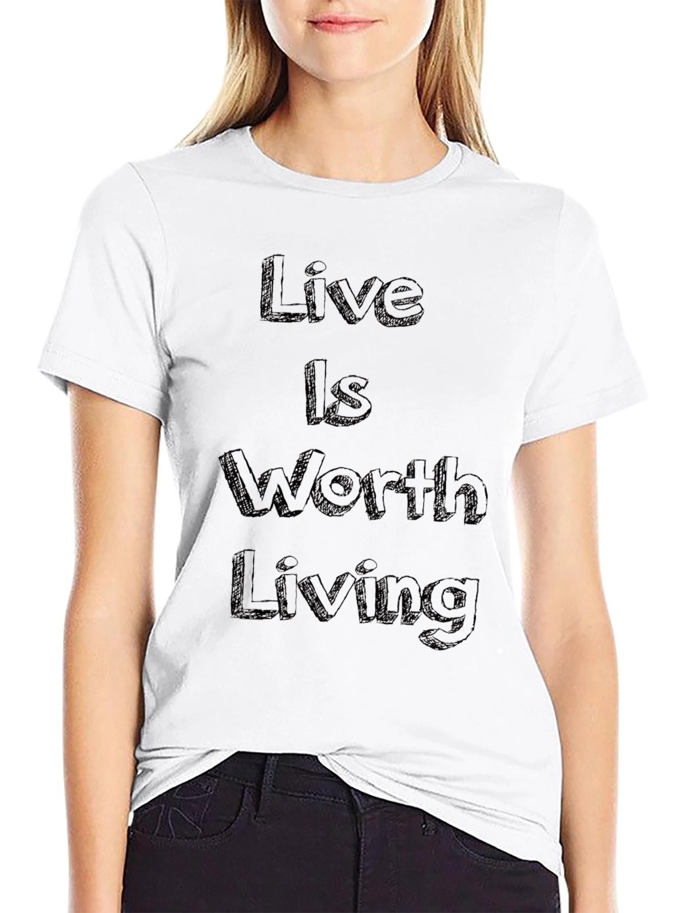 Live Is Worth Living Graphic Tee