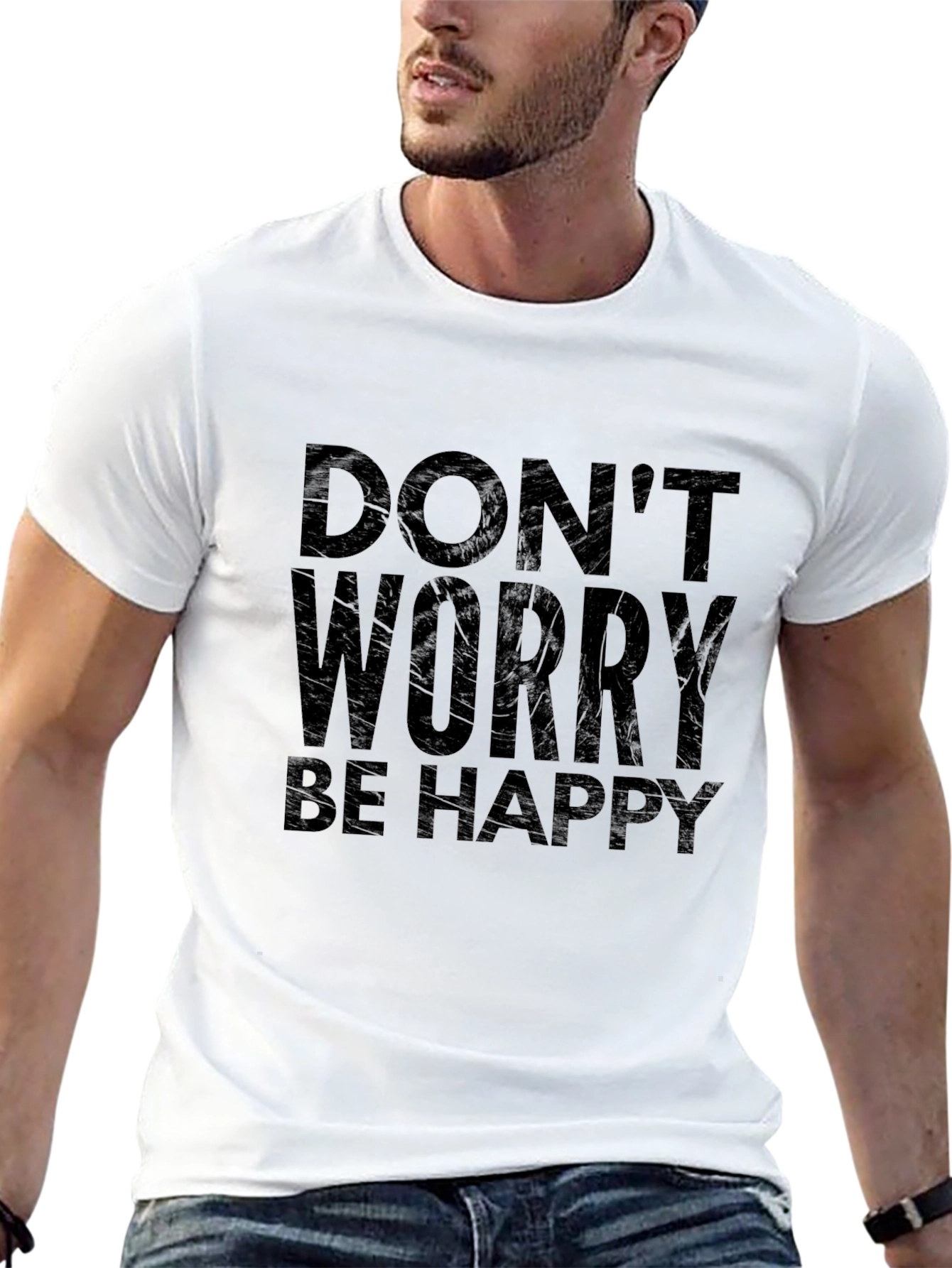 Dont Worry Be Happy Graphic Tee