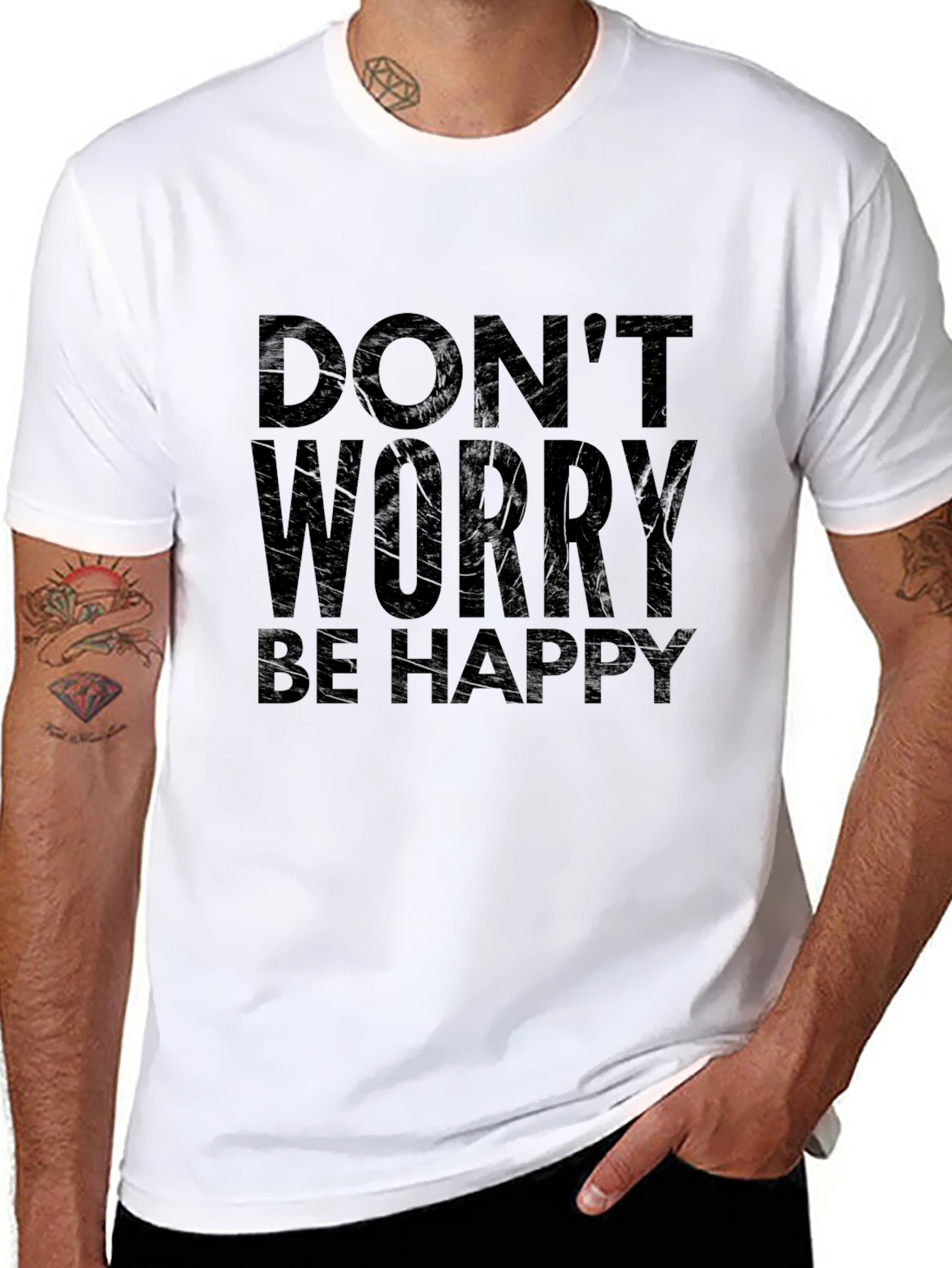Dont Worry Be Happy Graphic Tee