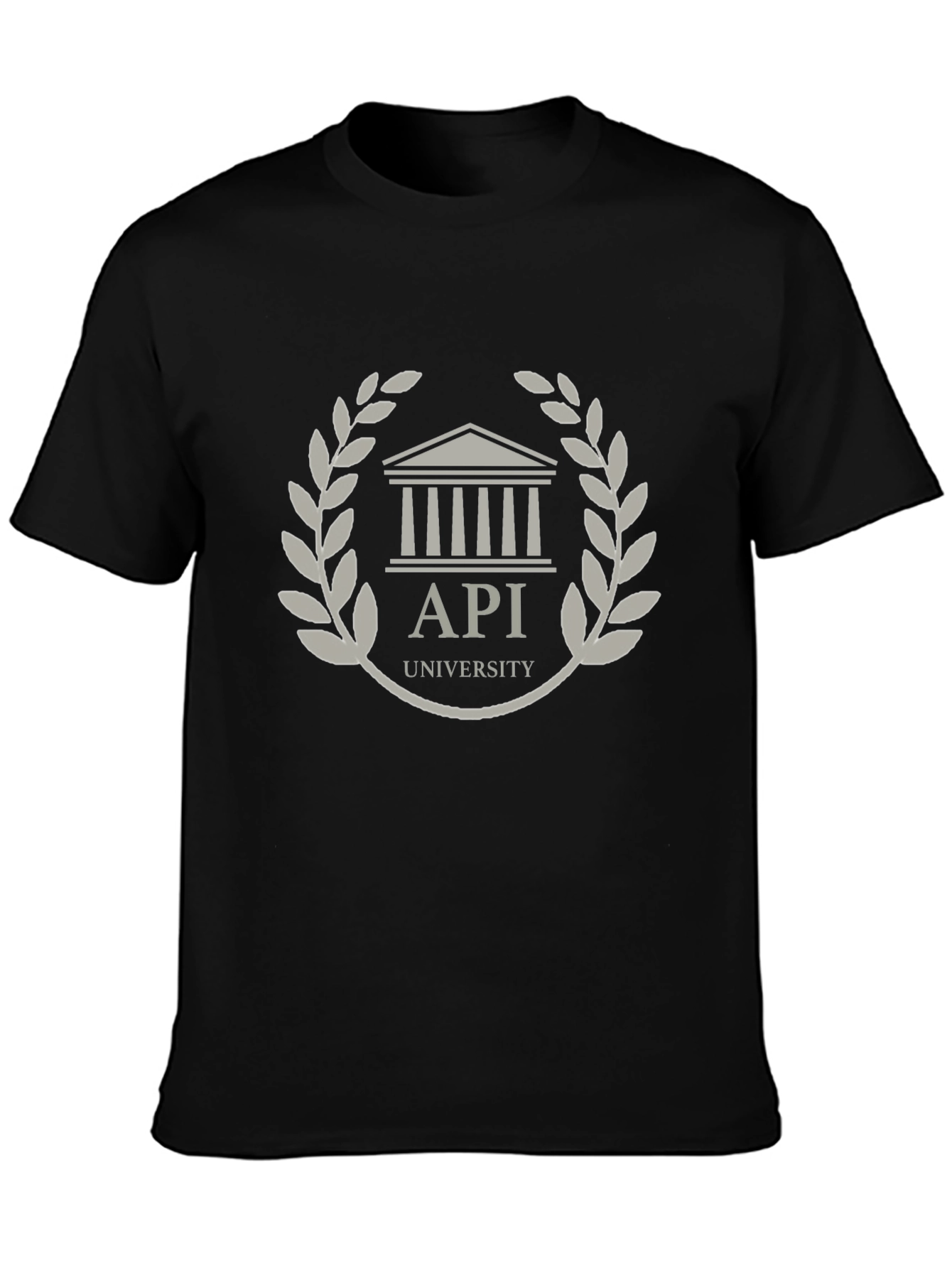 API University Black T-Shirt - Classic Collegiate Style