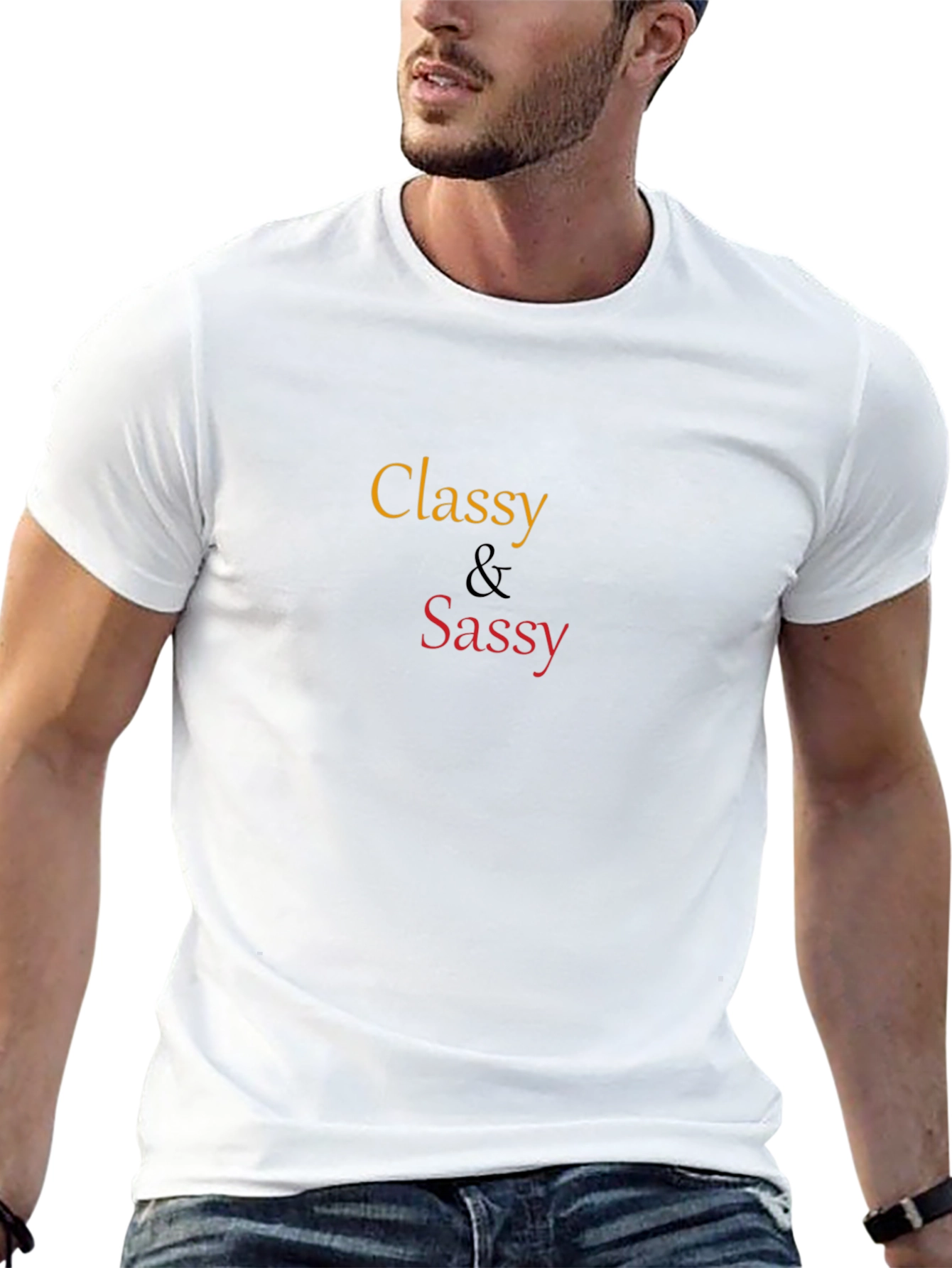 Classy & Sassy Graphic T-Shirt - Black