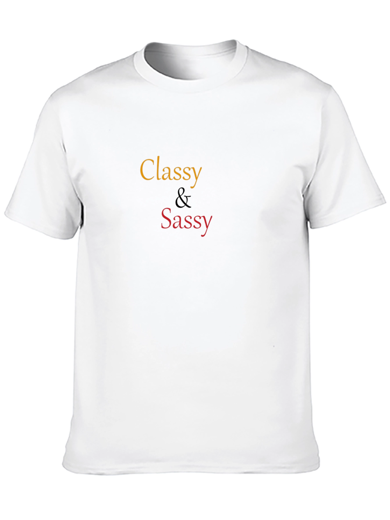 Classy & Sassy Graphic T-Shirt - Black