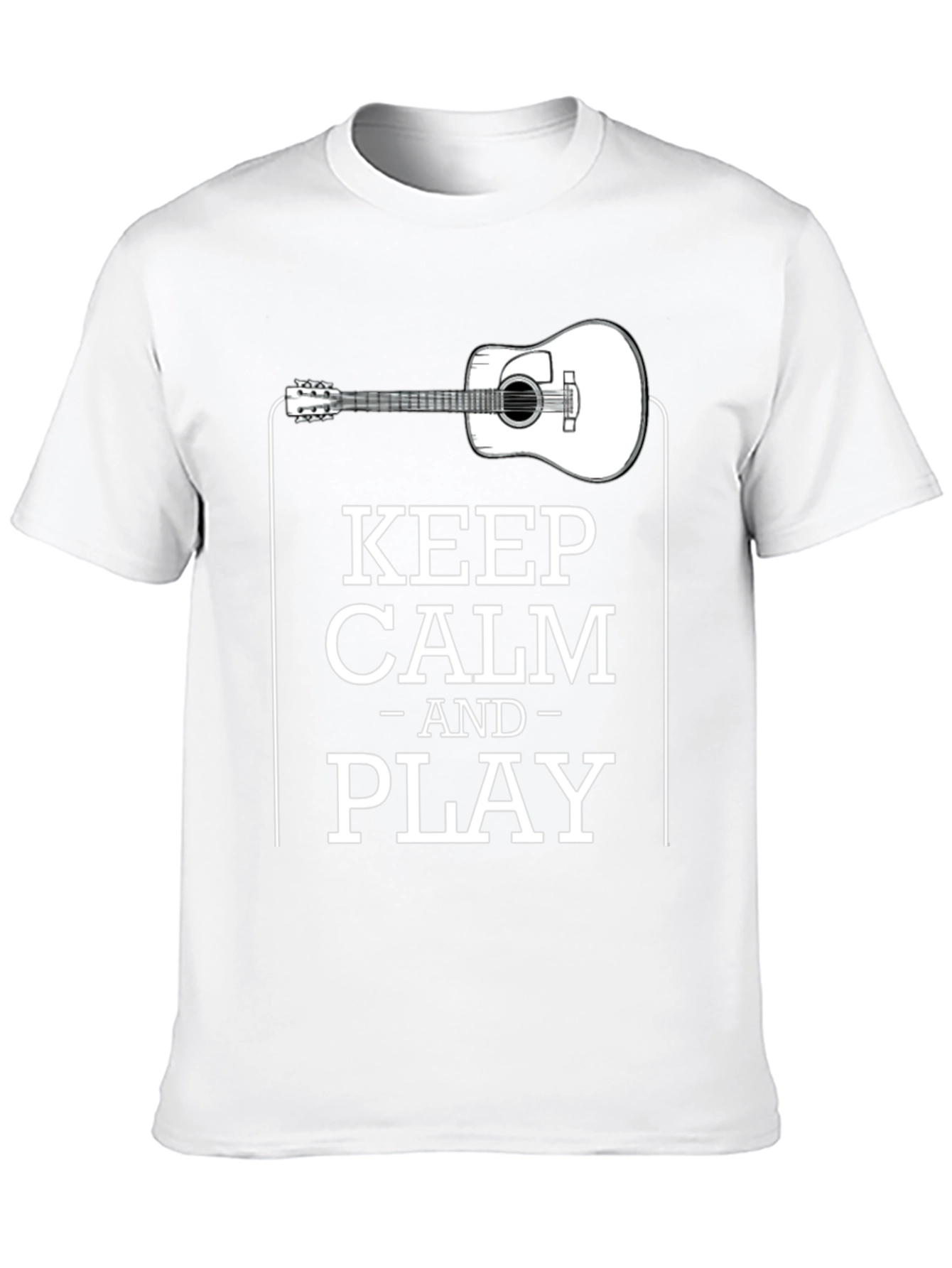 Keep Calm and Play Guitar T-Shirt - Musician Tee