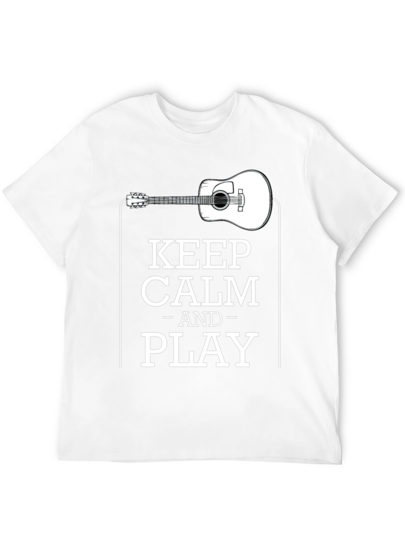 Keep Calm and Play Guitar T-Shirt - Musician Tee
