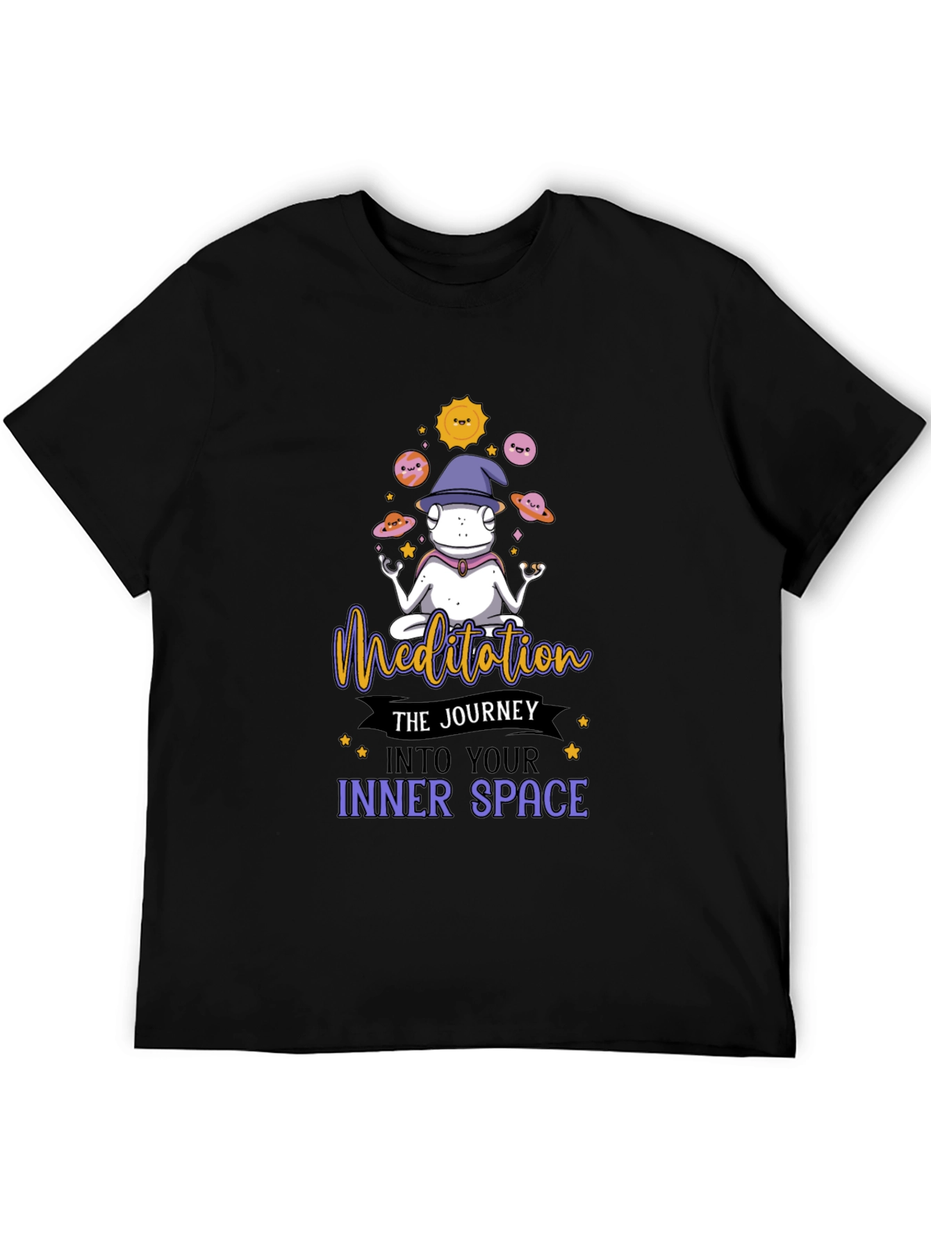 Meditating Frog Graphic Tee