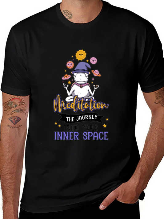 Meditating Frog Graphic Tee