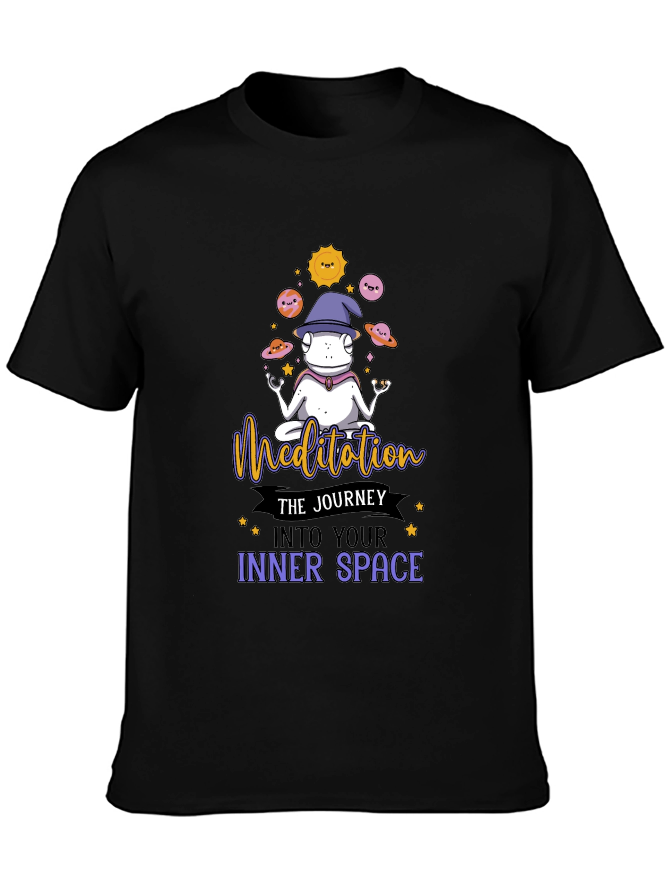 Meditating Frog Graphic Tee