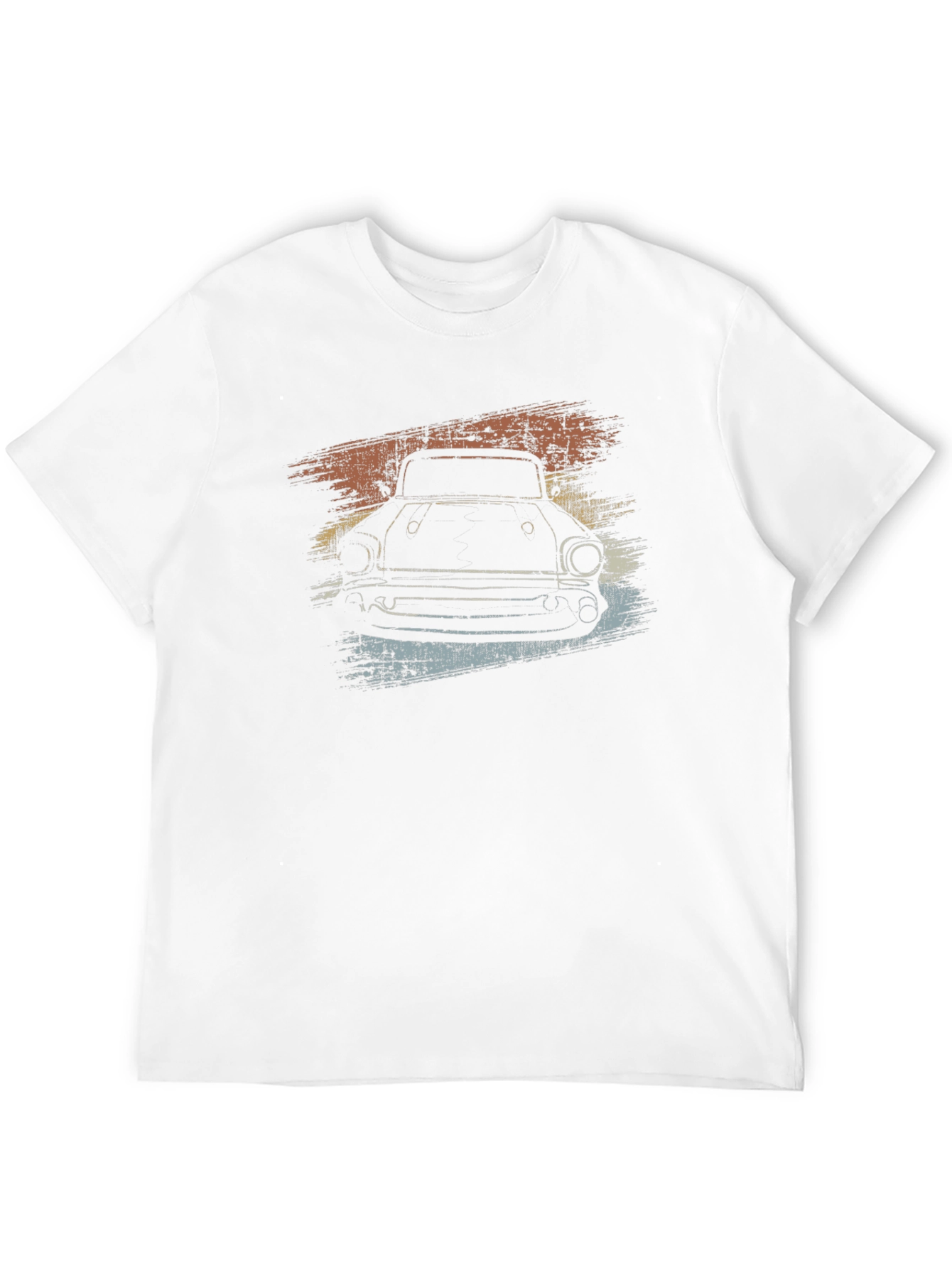 Retro Car Graphic Black T-Shirt