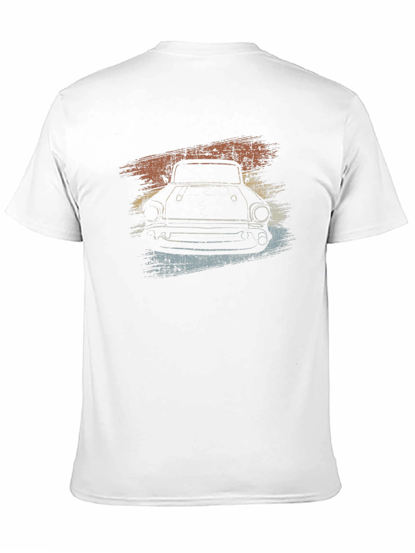 Retro Car Graphic Black T-Shirt