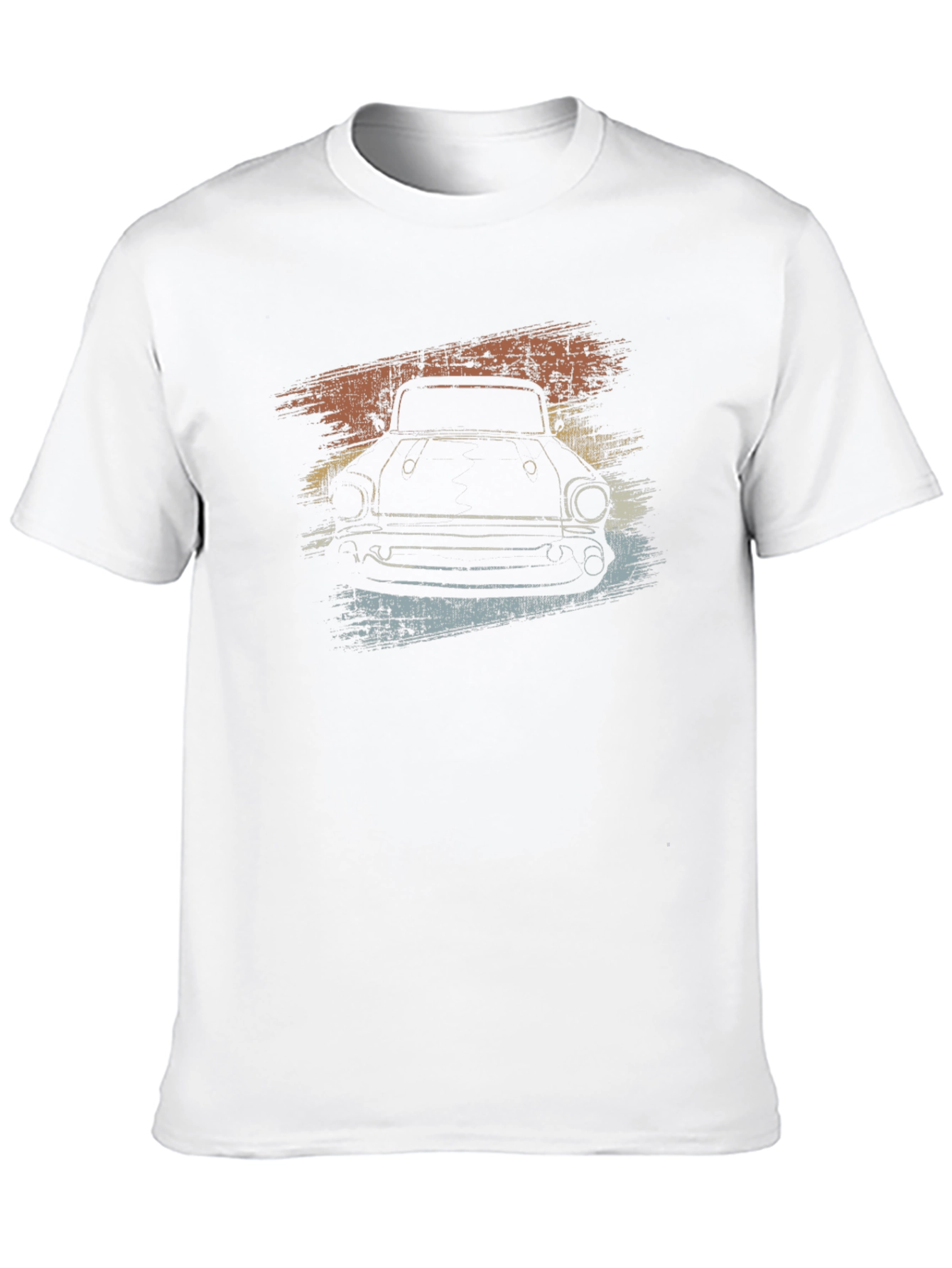 Retro Car Graphic Black T-Shirt